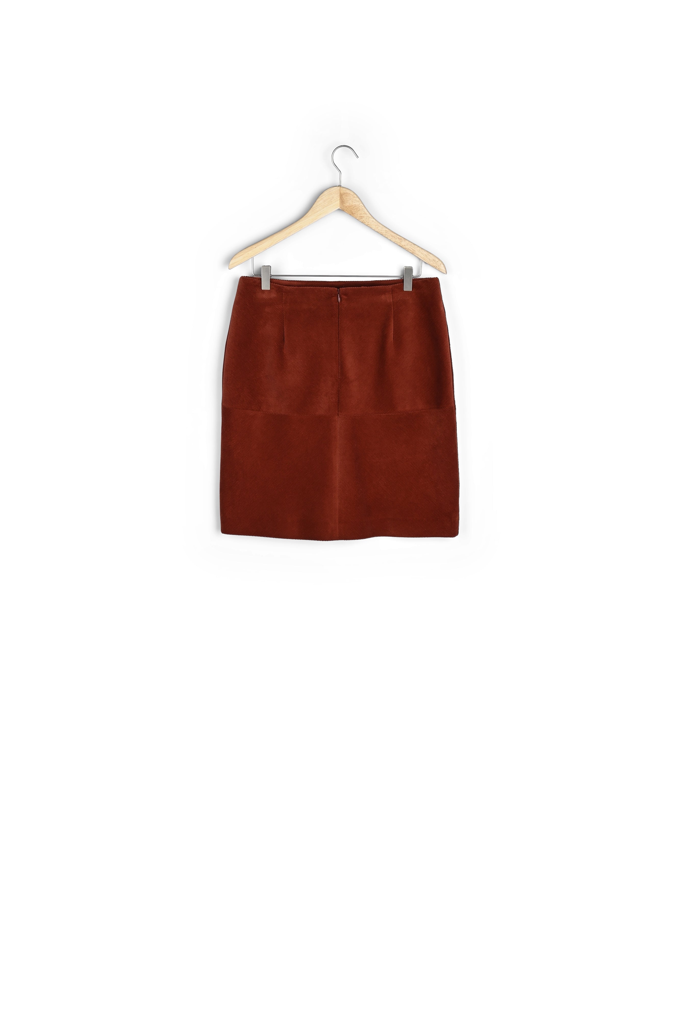 Jupe en velours trapèze Gamra Faume - seconde main