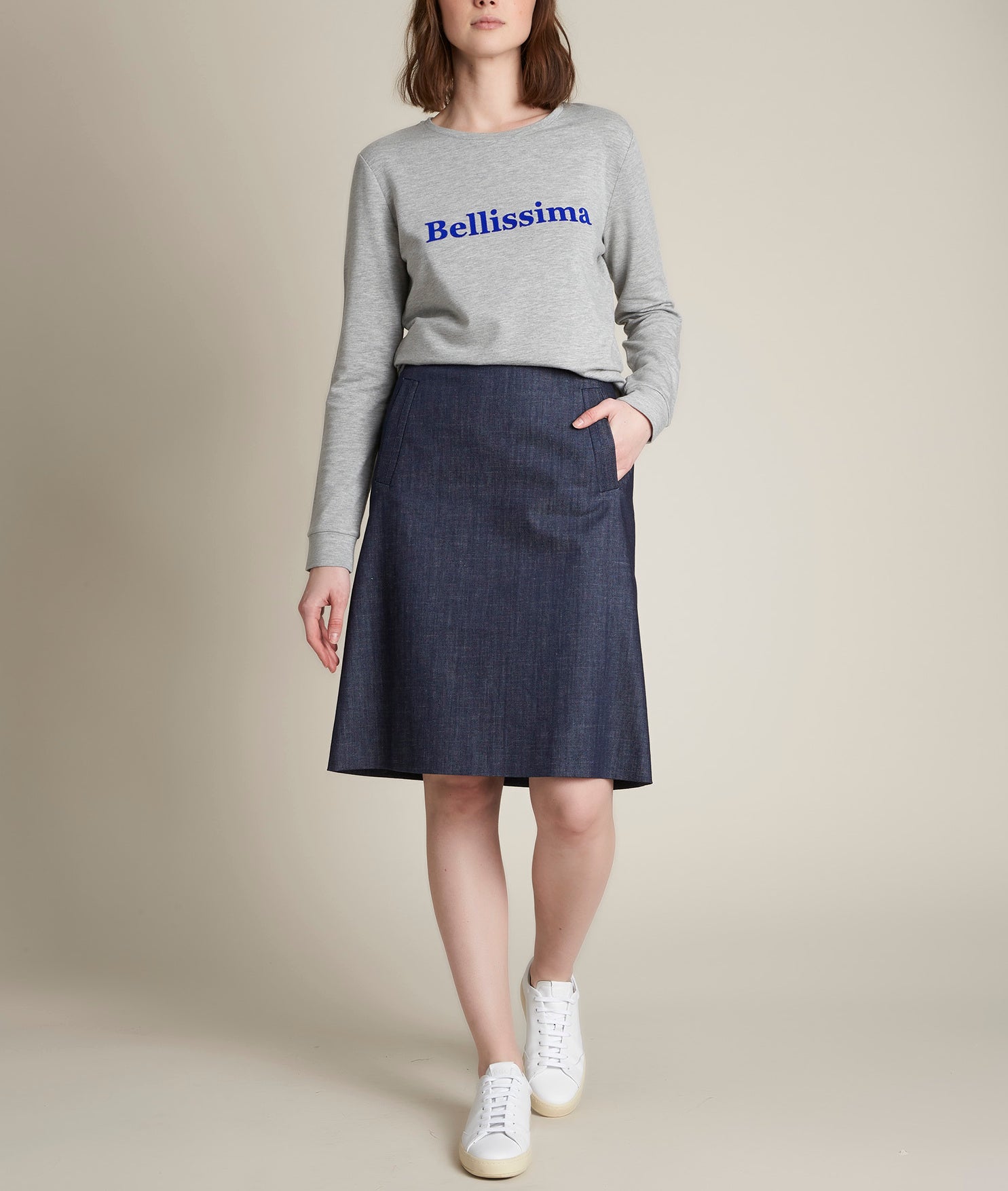 Jupe en denim Bianca Faume - seconde main