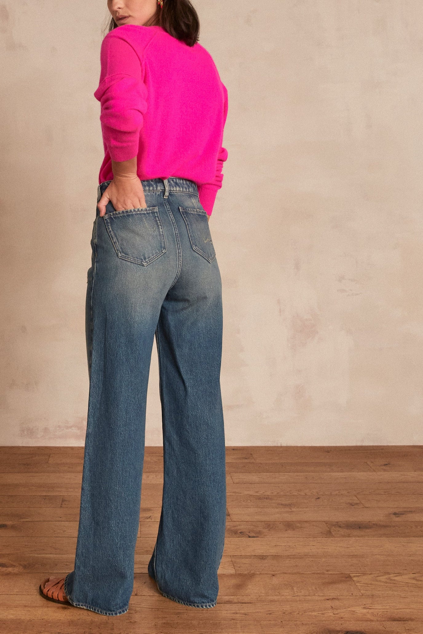 Jean wide leg Sandy Faume - seconde main