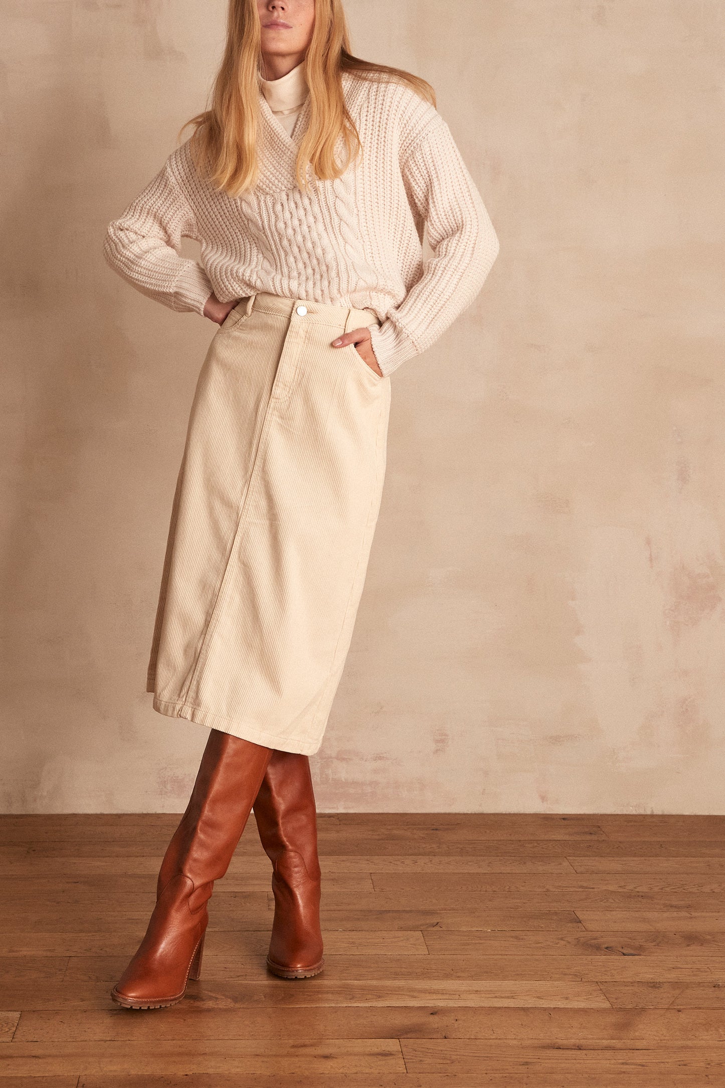 Jupe en velours KAYNE Faume - seconde main