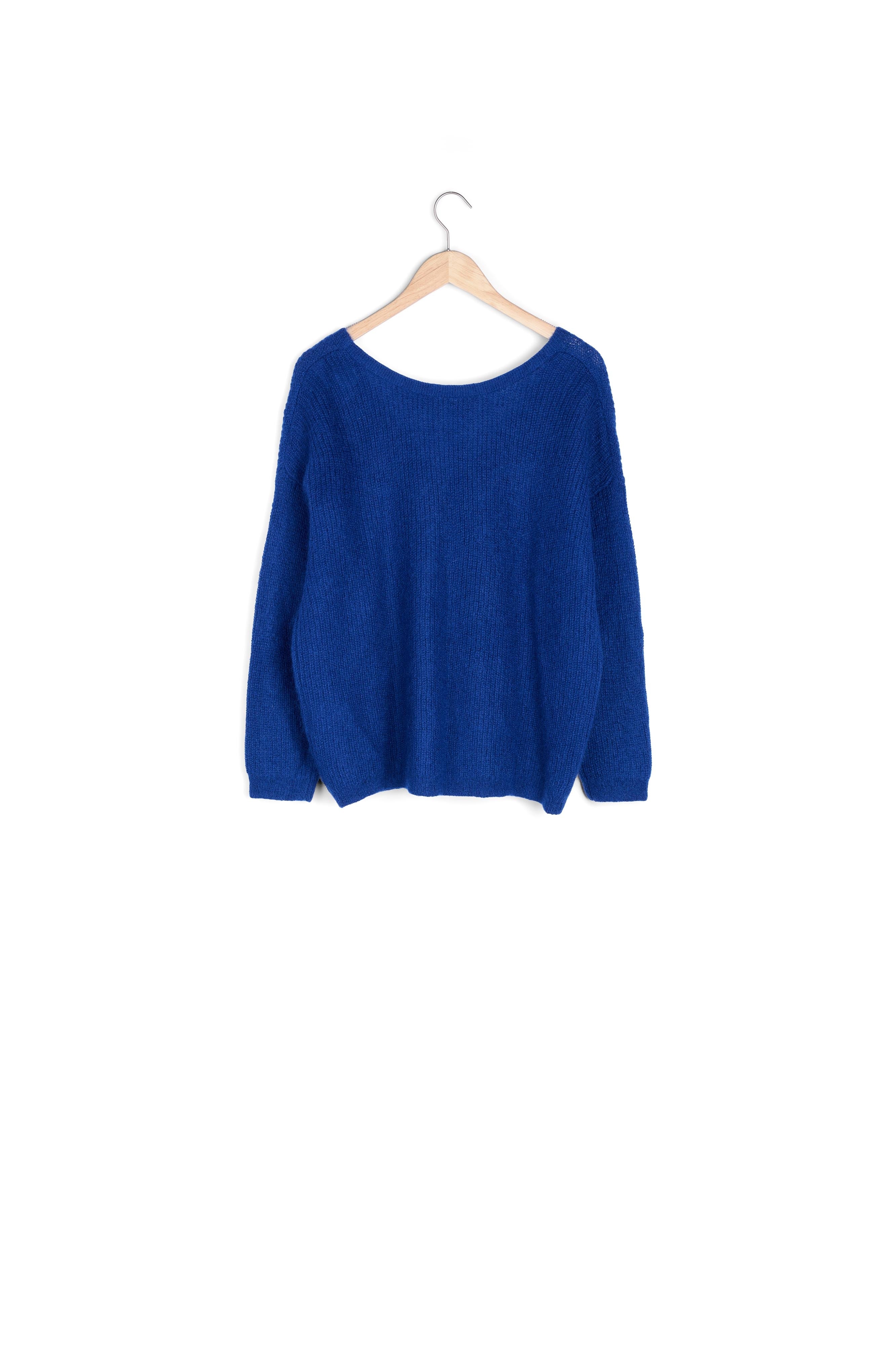 Cardigan en polyamide, laine et mohair bleu Paddy Faume - seconde main