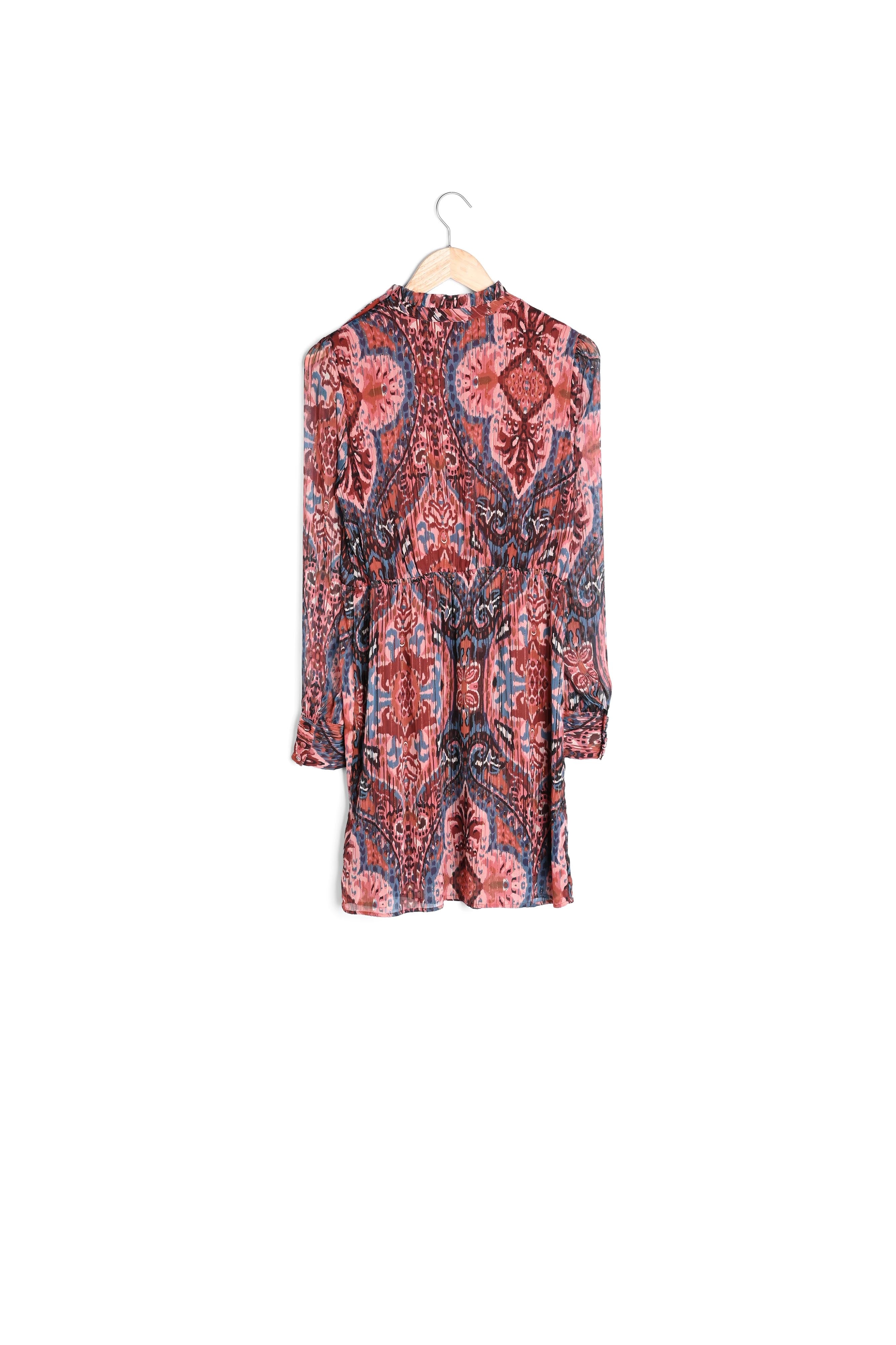 Robe courte imprimée rose Sixteen Faume - seconde main