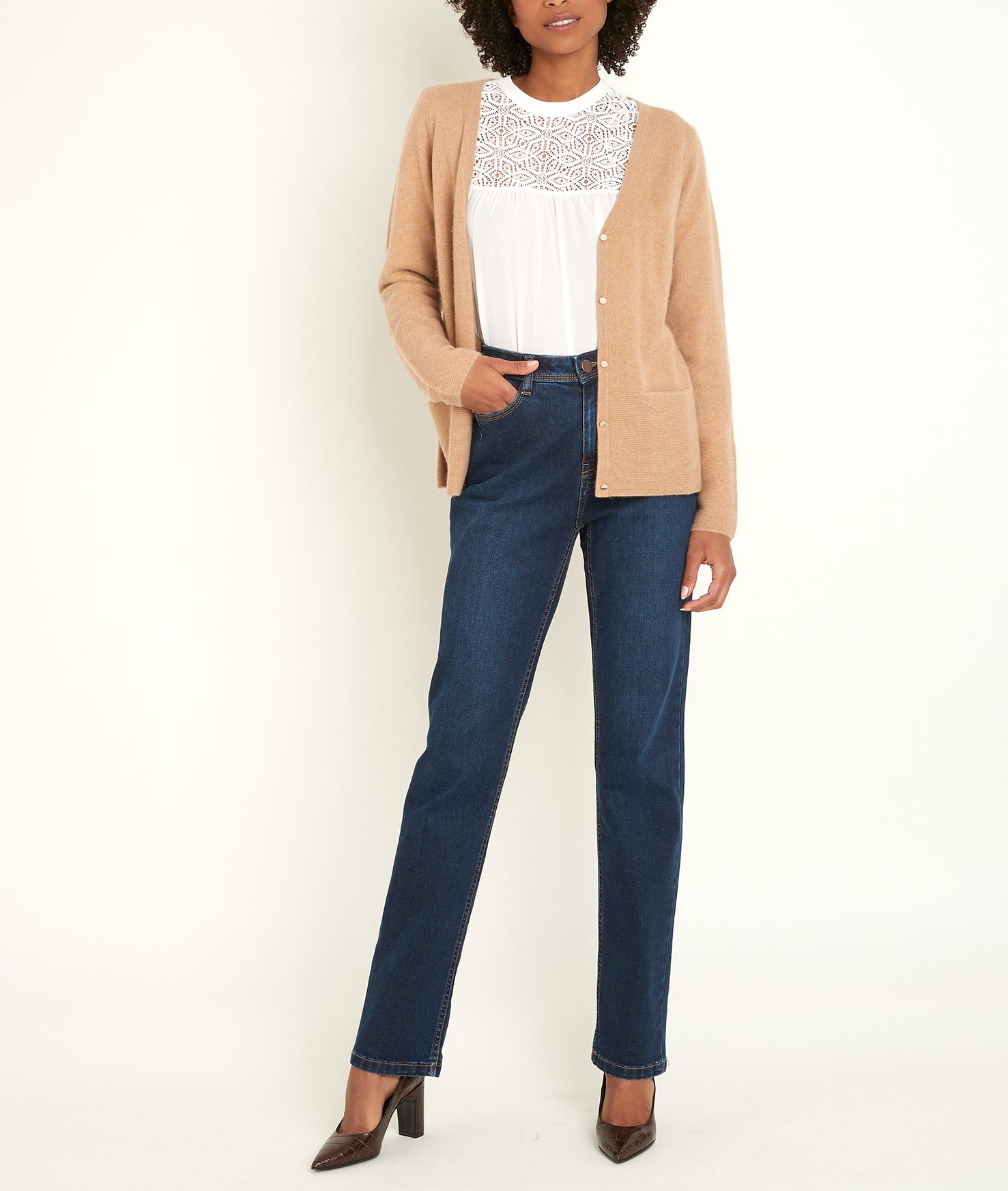 L'Original 123 : jean droit brut used Sonia Faume - seconde main