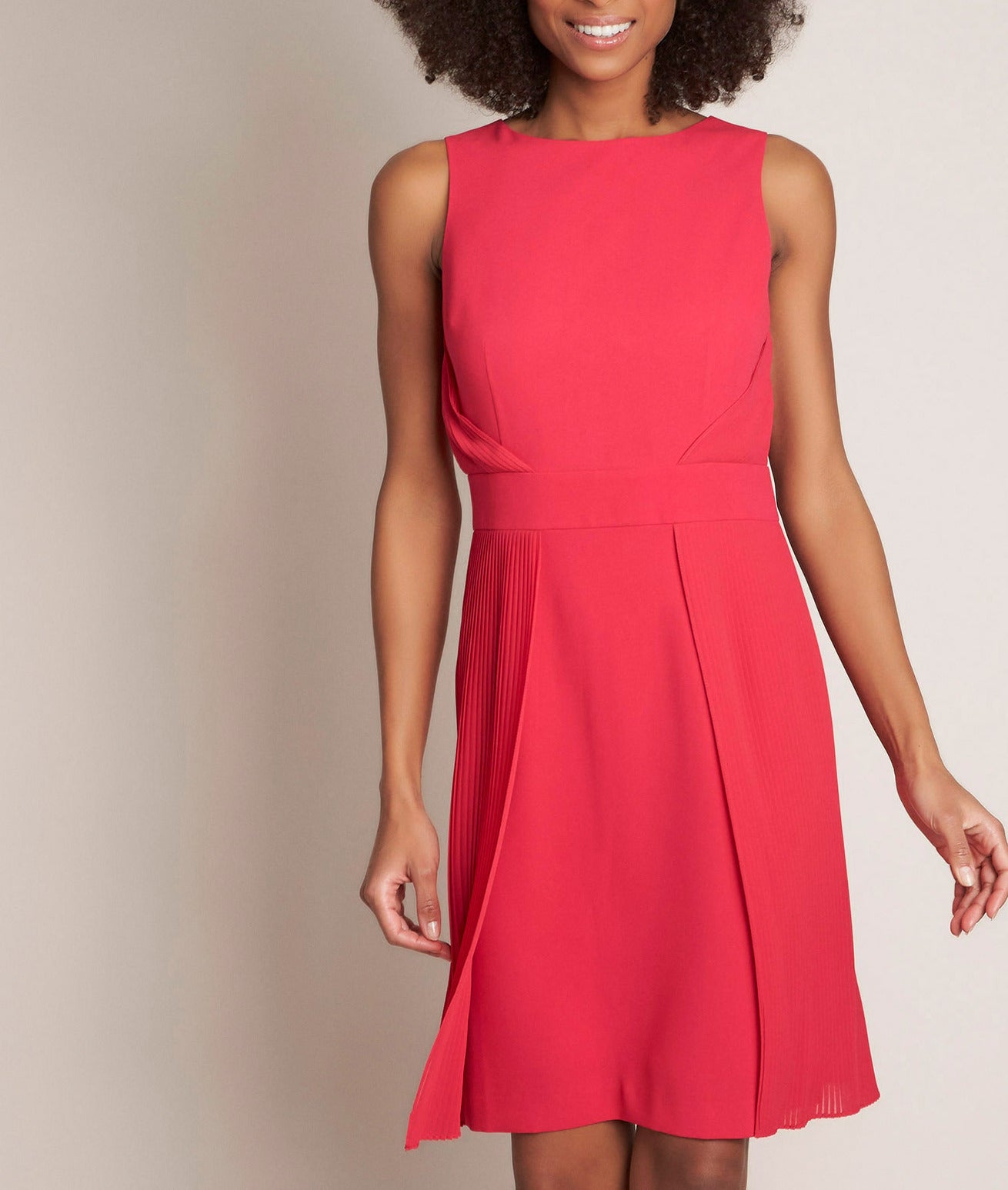 Robe plissée Orlande Faume - seconde main