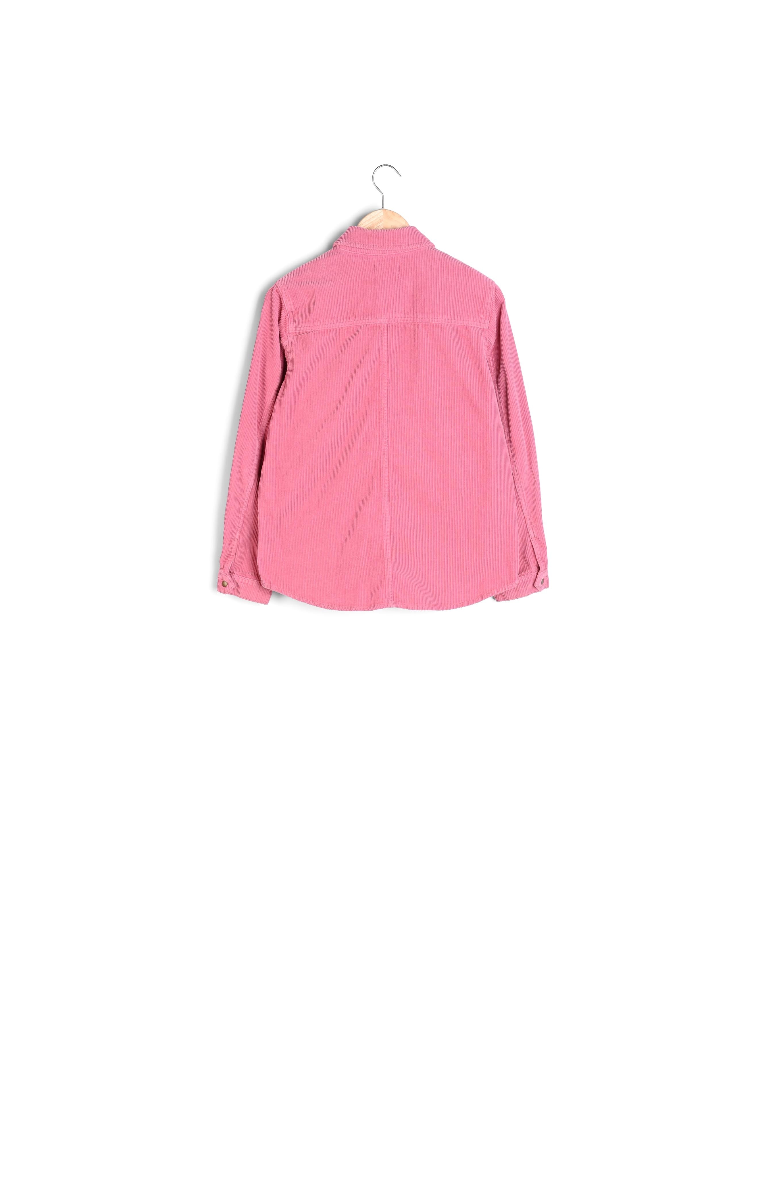 Surchemise rose en velours Perle Faume - seconde main