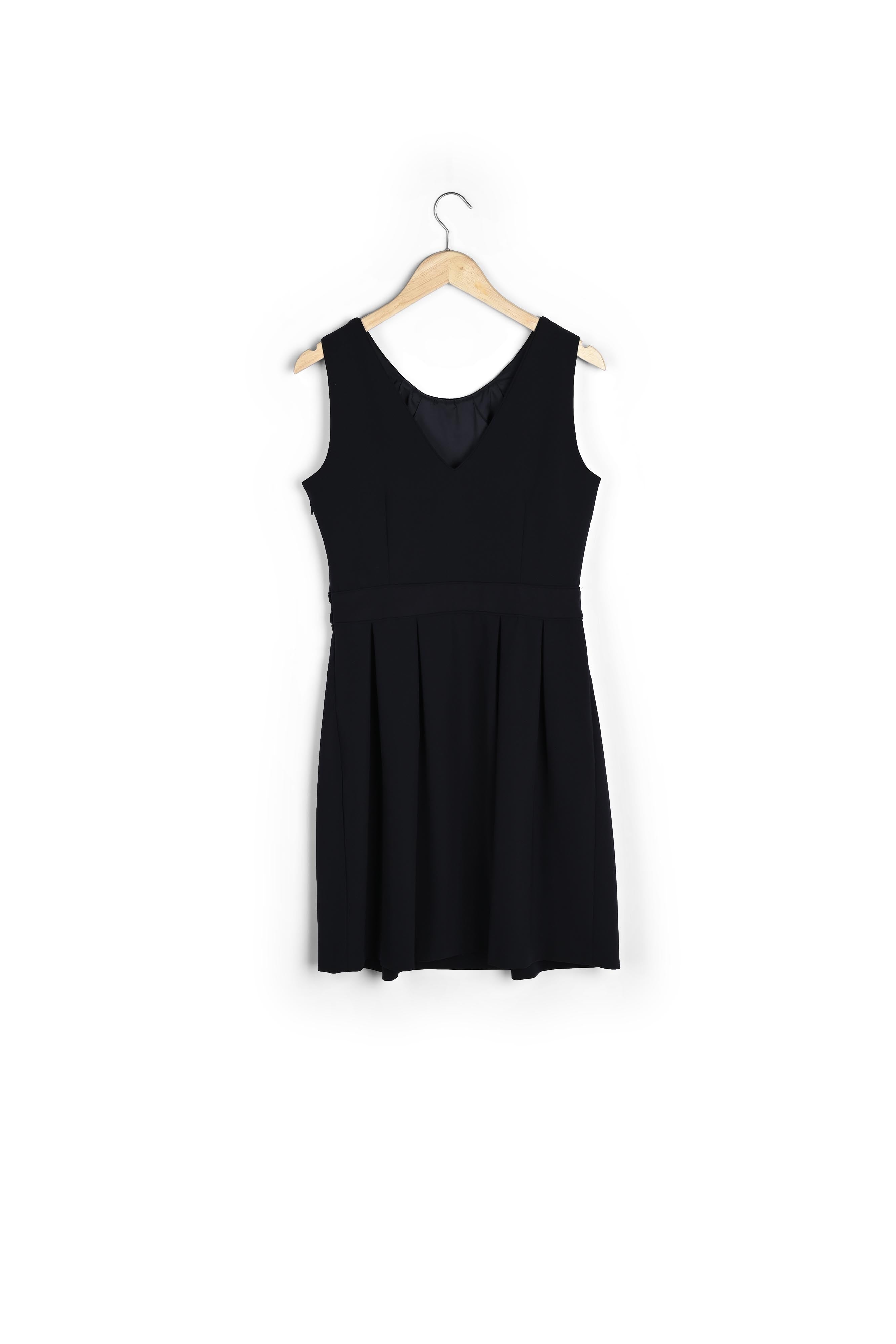 Robe corolle marine Camille Faume - seconde main