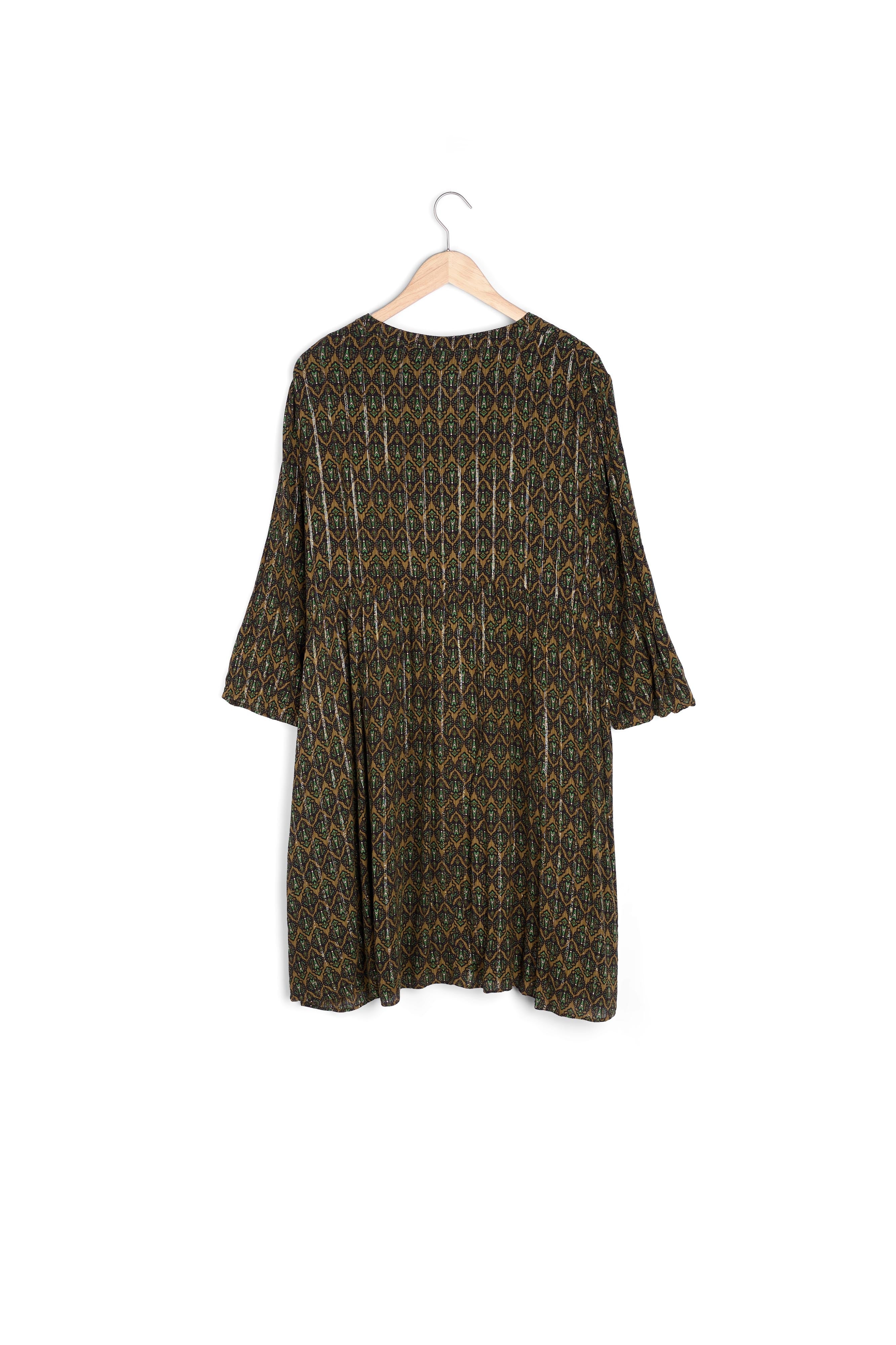 Robe courte imprimée Calypso Faume - seconde main