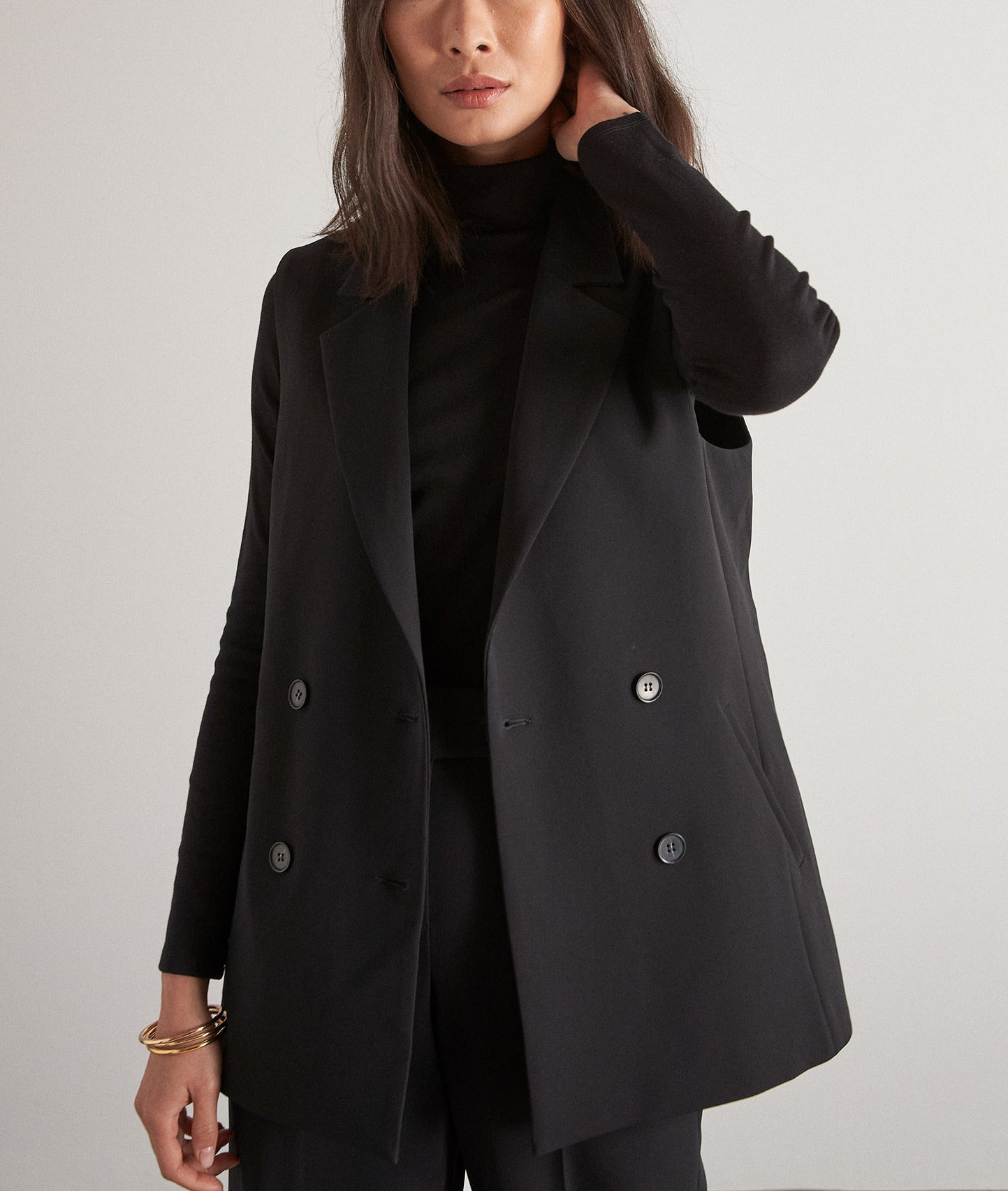 Veste de tailleur sans manches Dava Faume - seconde main