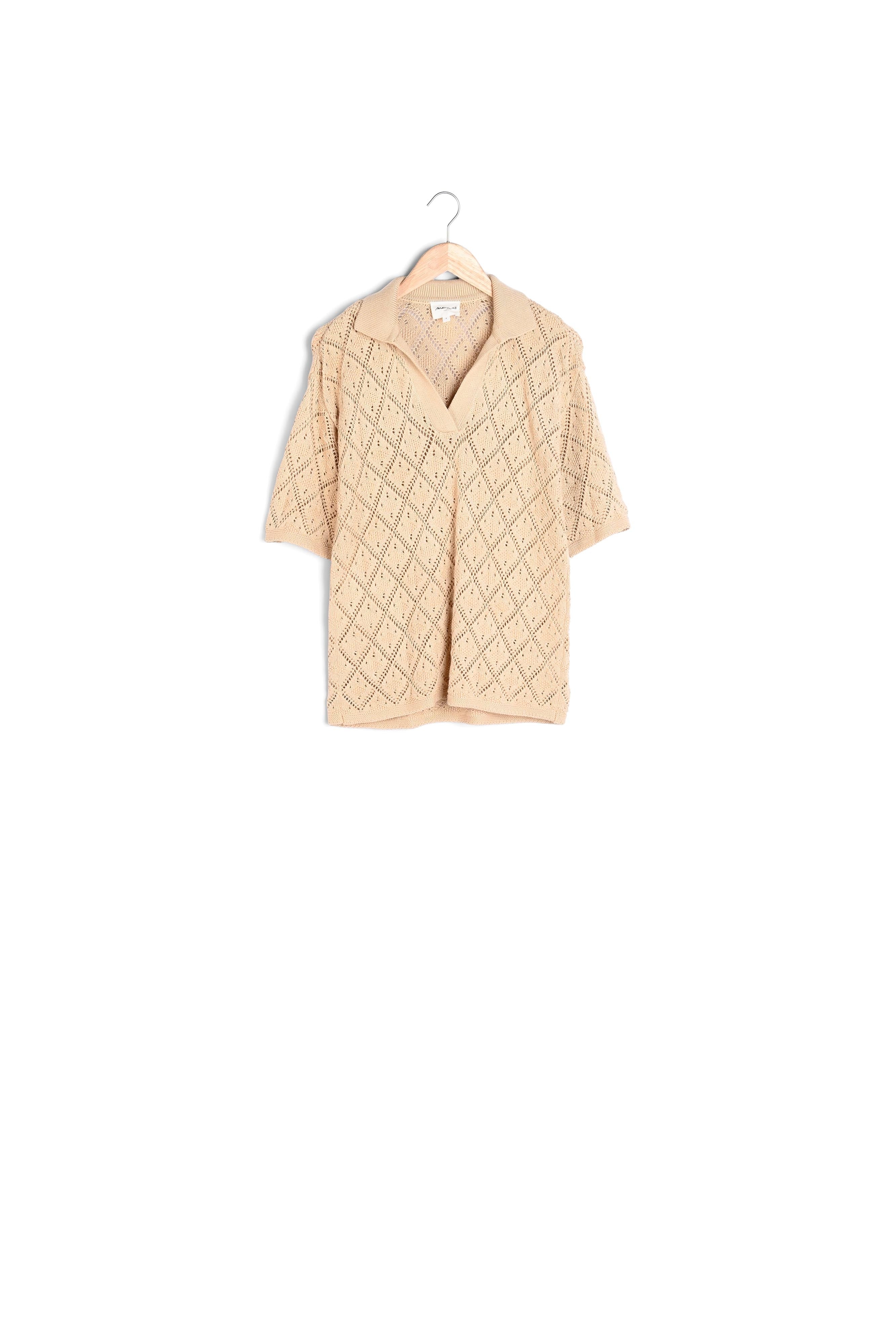 Top en crochet Murray Faume - seconde main