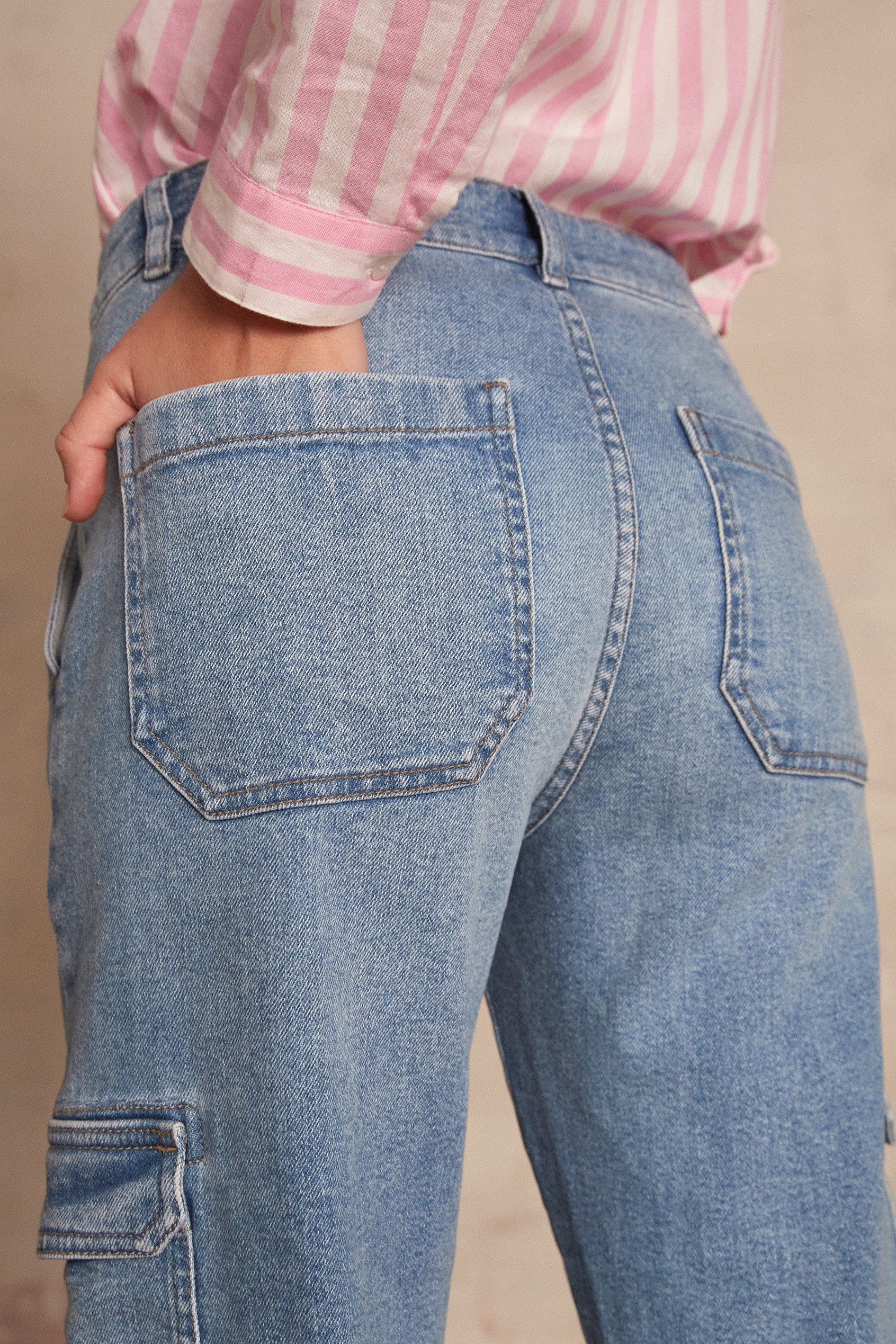 Jean cargo Olga Faume - seconde main