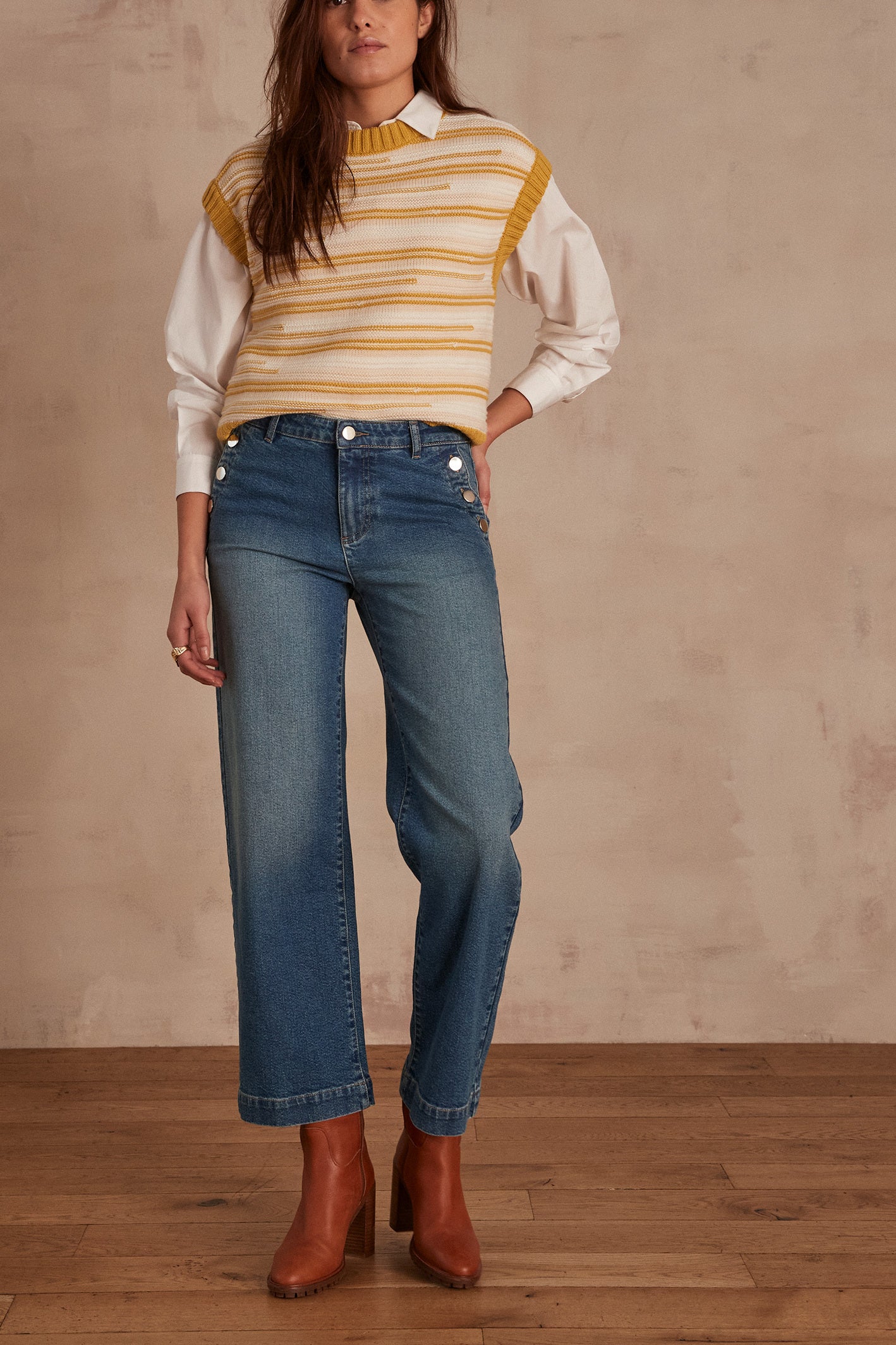 Jean large MOSS Faume - seconde main