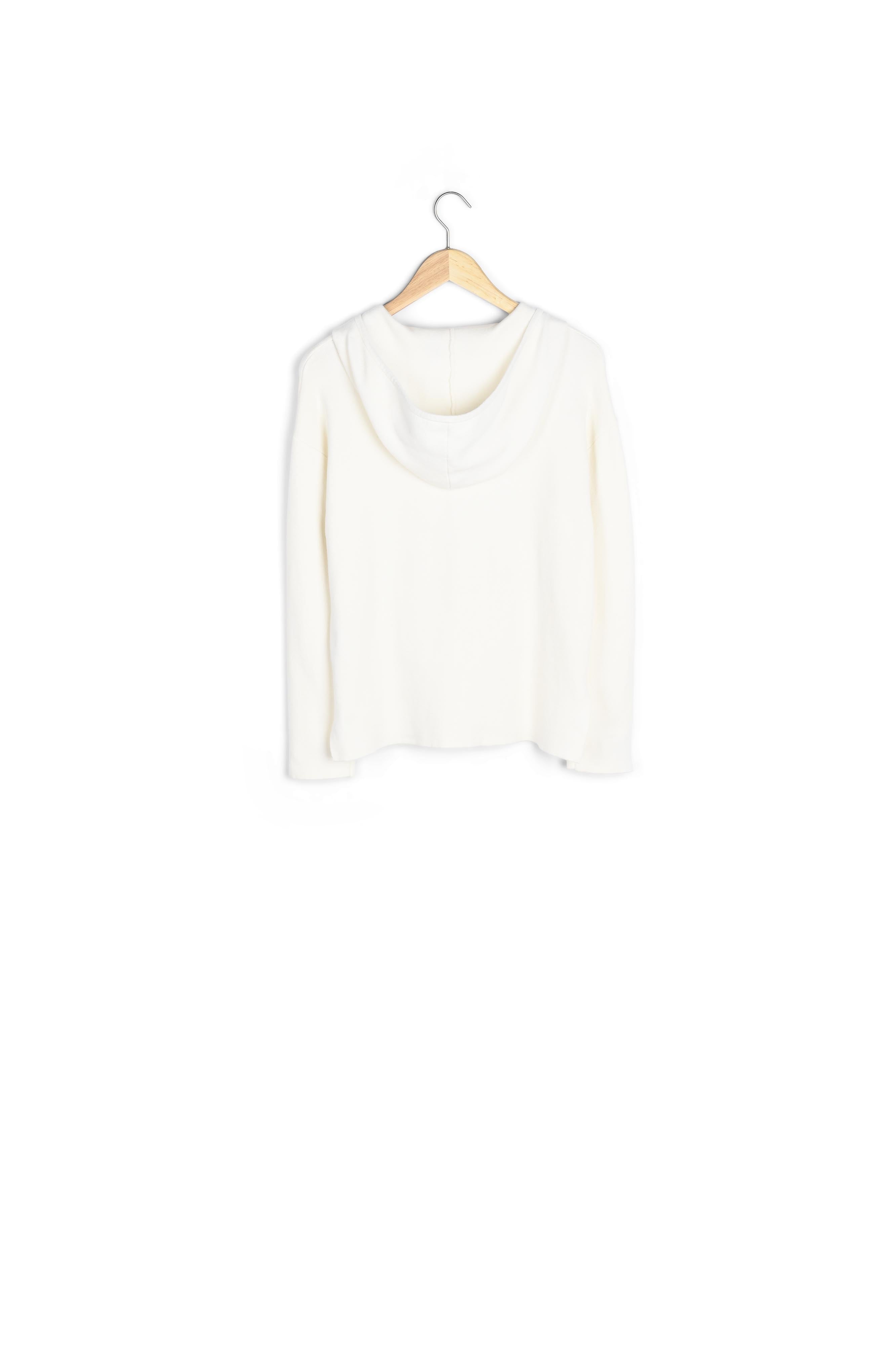 Pull à capuche écru Danemone Faume - seconde main