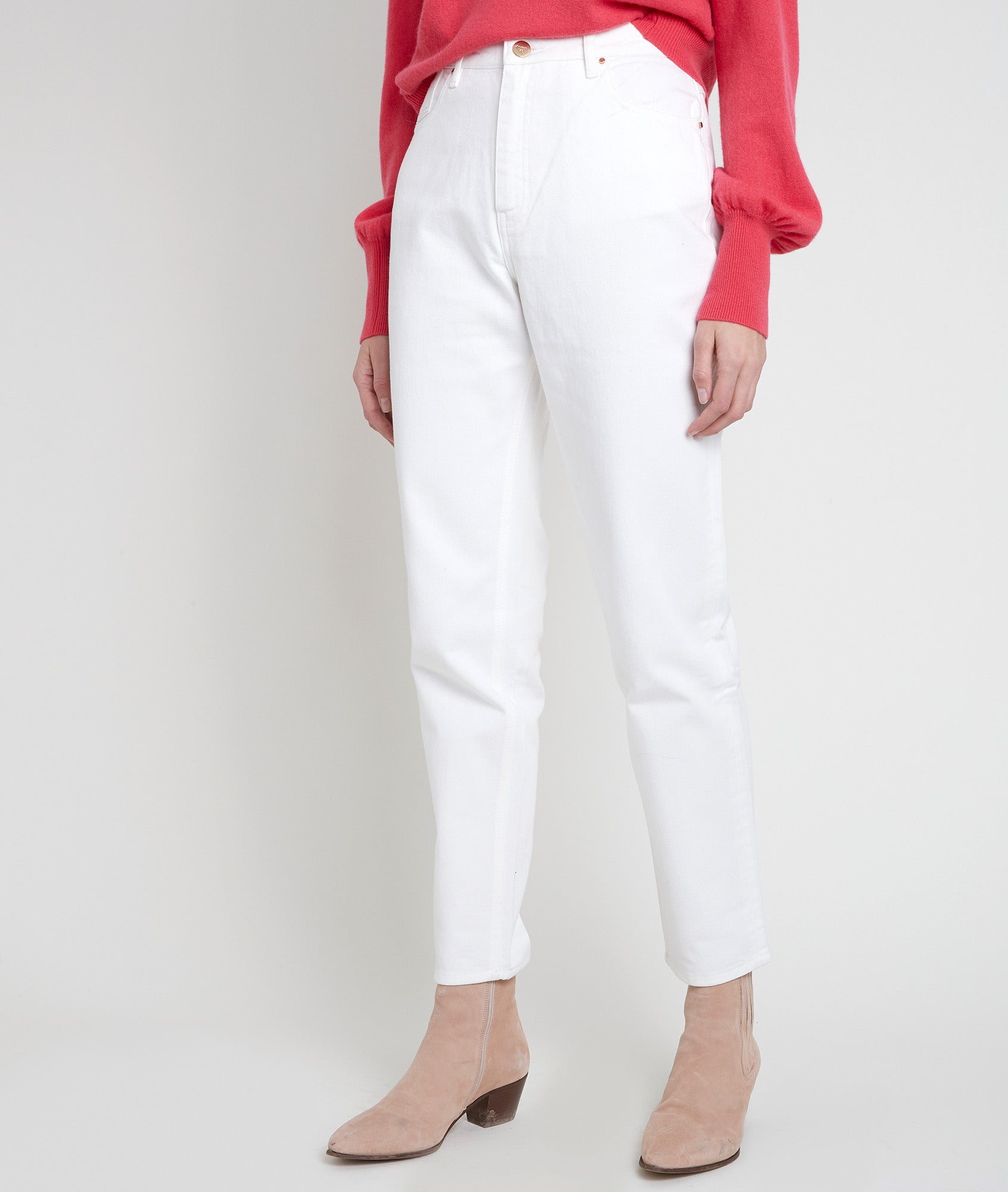 Le lovely mum : jean écru Solène Faume - seconde main