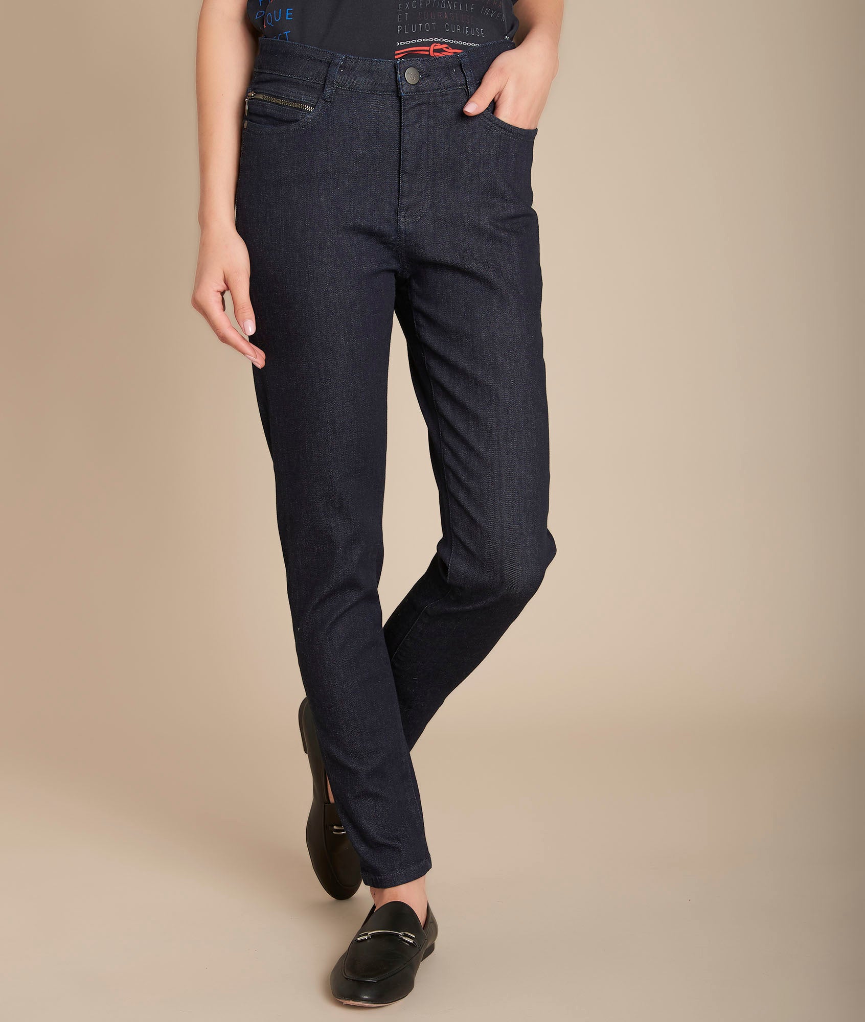 L'Iconique slim : jean rinse Sultan Faume - seconde main