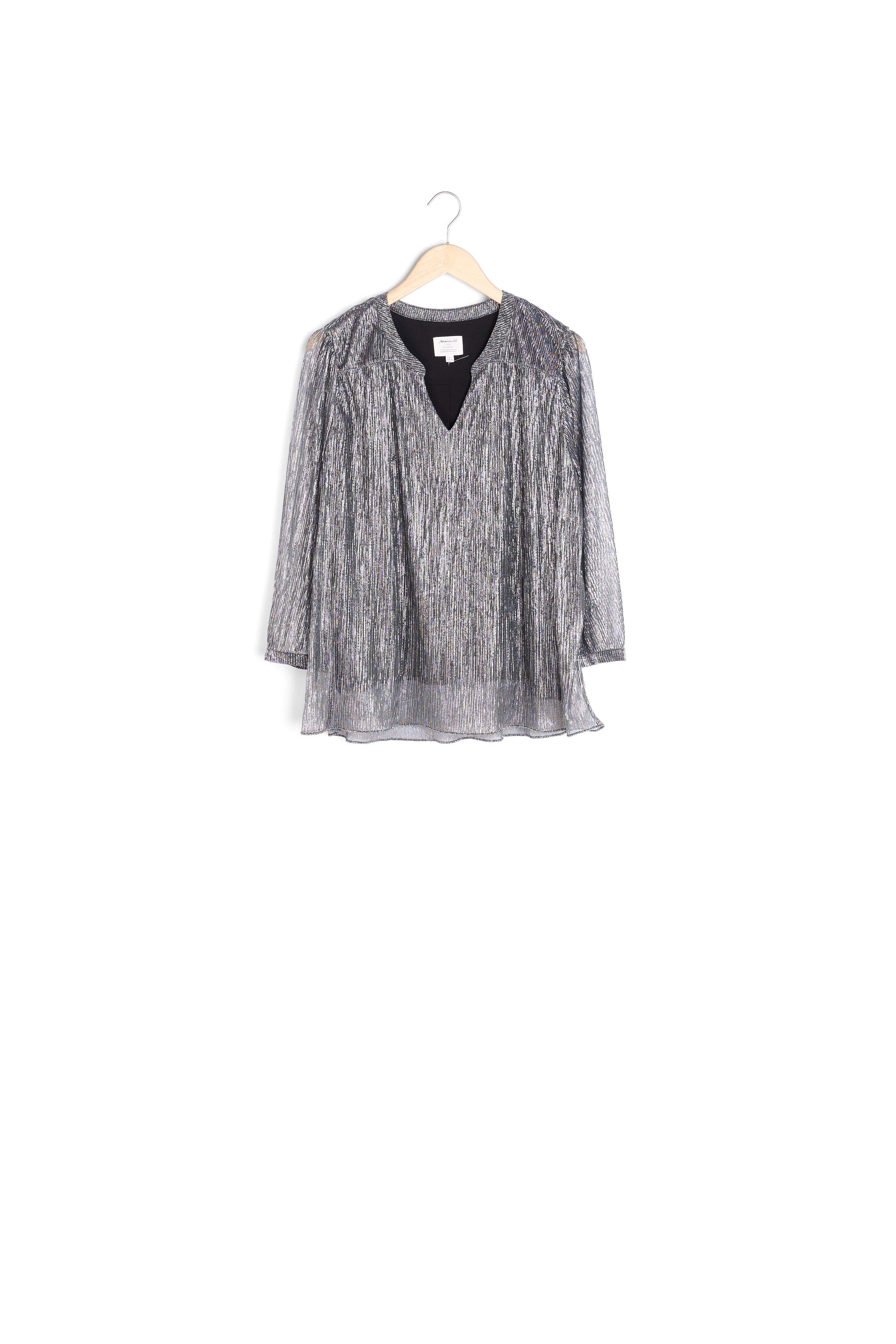 Blouse en lurex Elsa Faume - seconde main