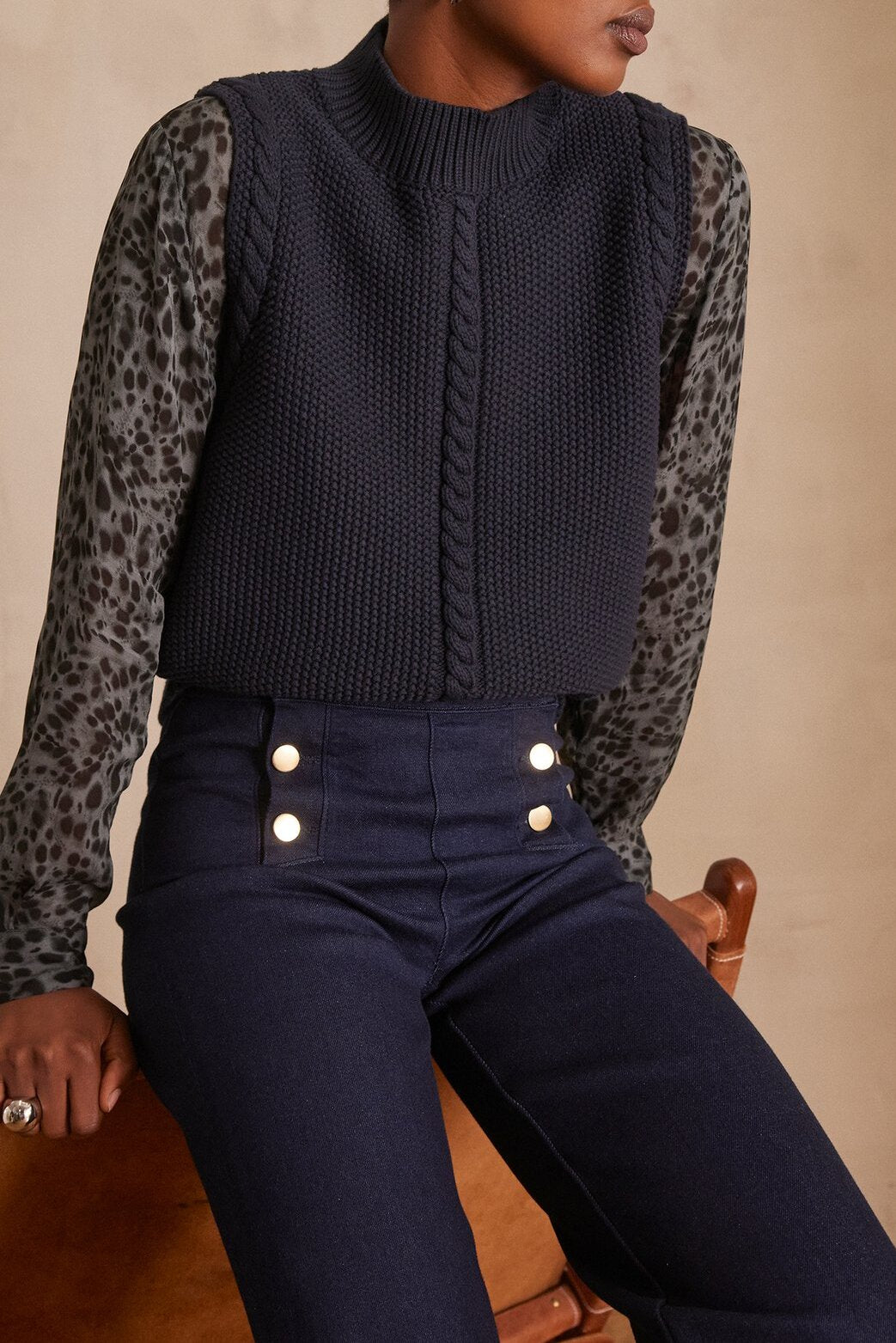 Pull sans manches SCARLET Faume - seconde main