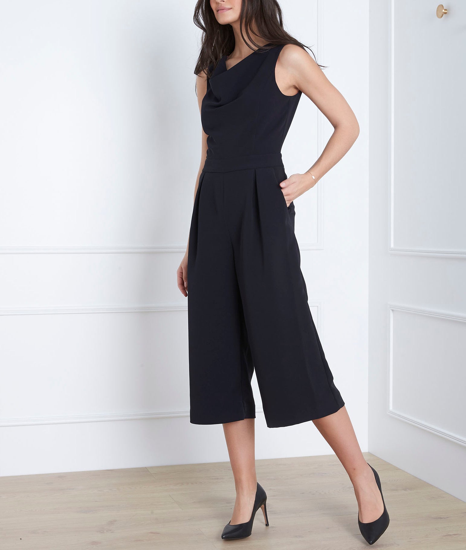 Combinaison noire col bénitier Heron Faume - seconde main