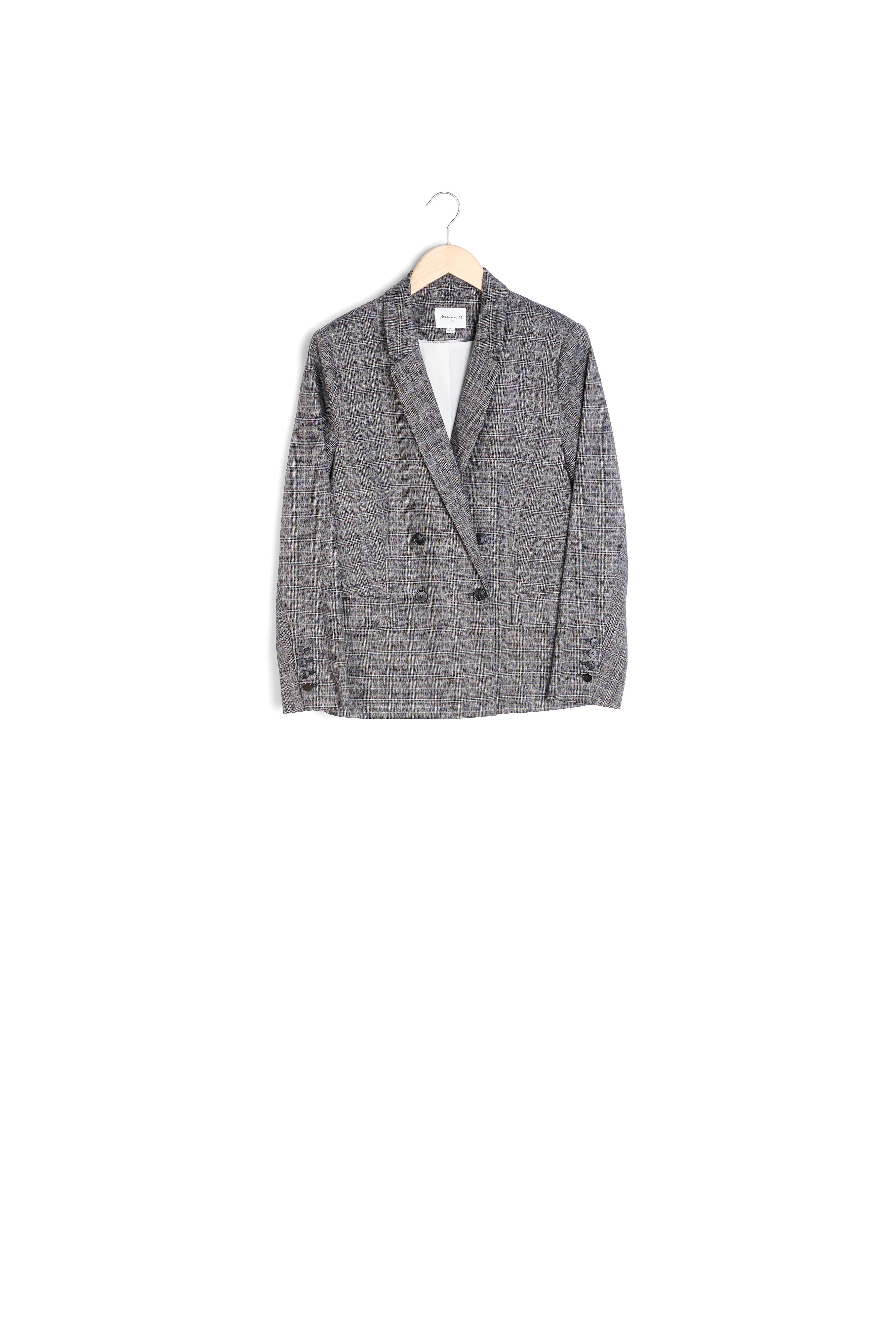 Veste à carreaux Tracy Faume - seconde main