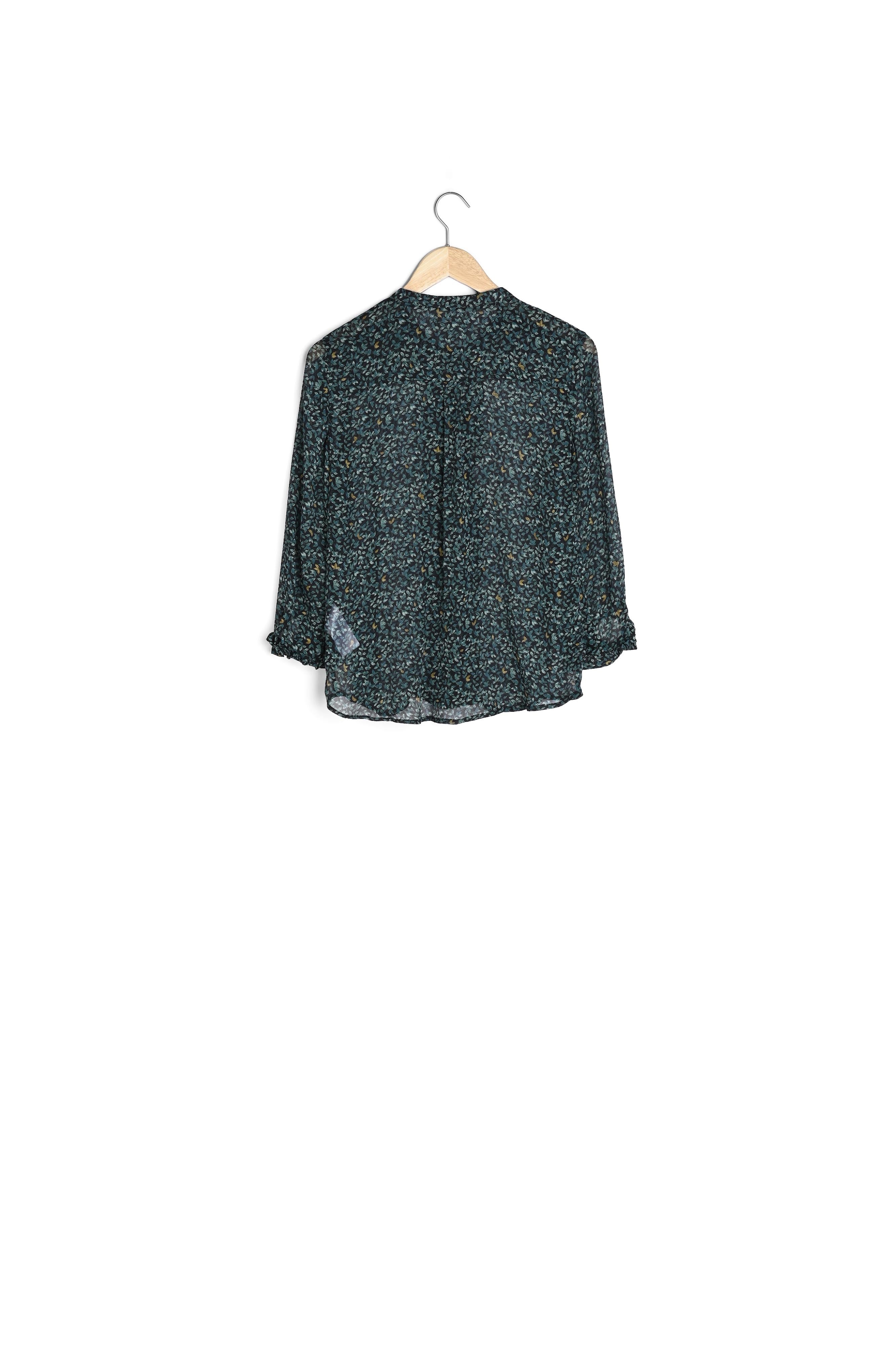 Blouse imprimé feuille Maggie Faume - seconde main