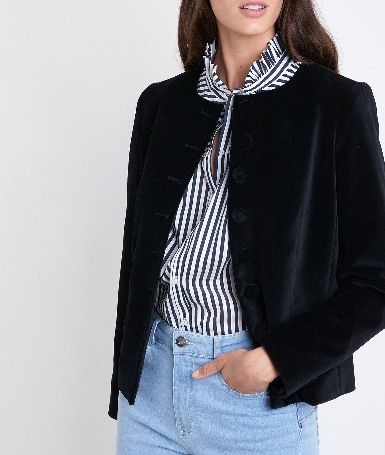 Veste en velours Tania Faume - seconde main