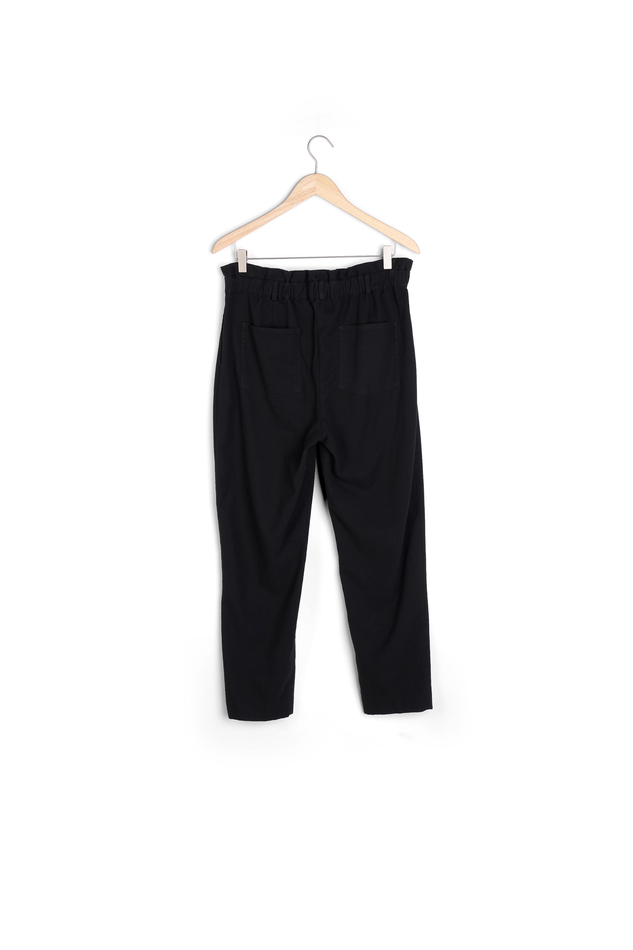 Pantalon paper bag noir Barbara Faume - seconde main