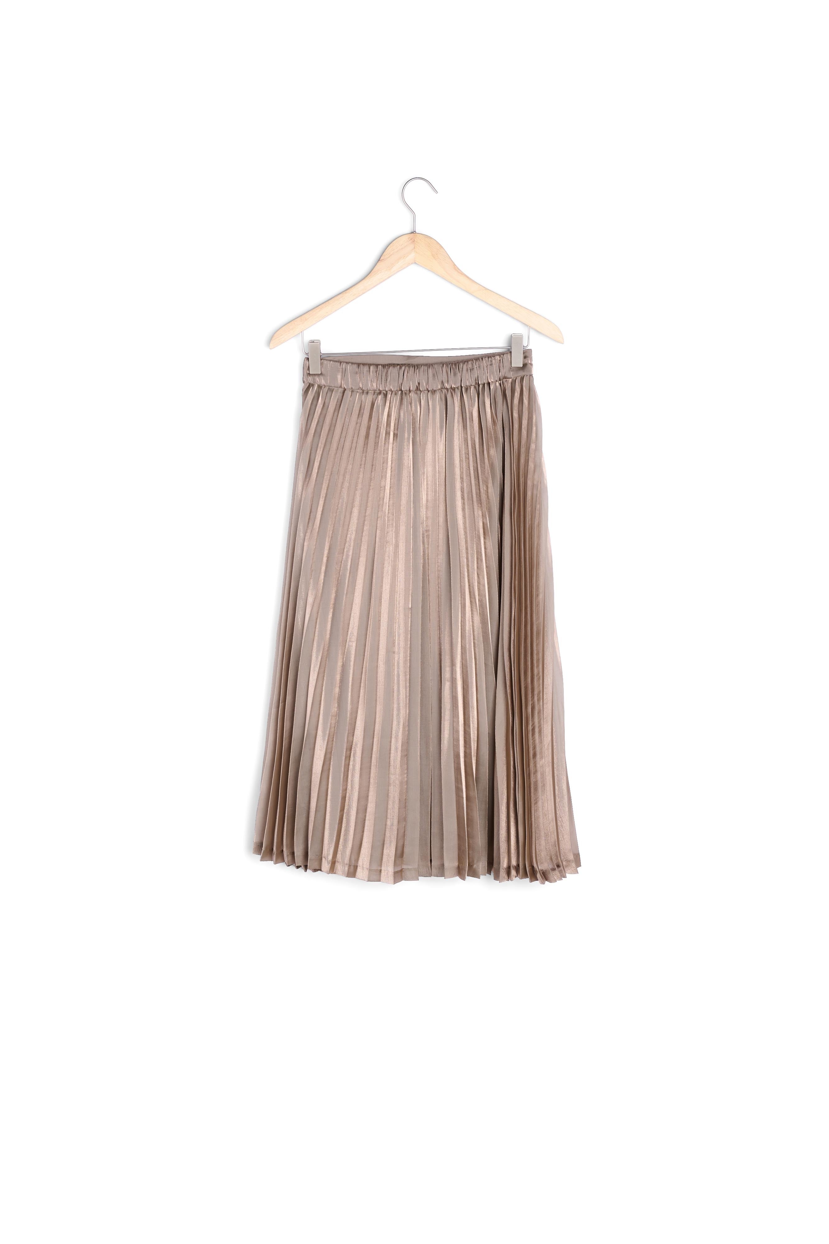 Jupe plissée brillante Kerry Faume - seconde main