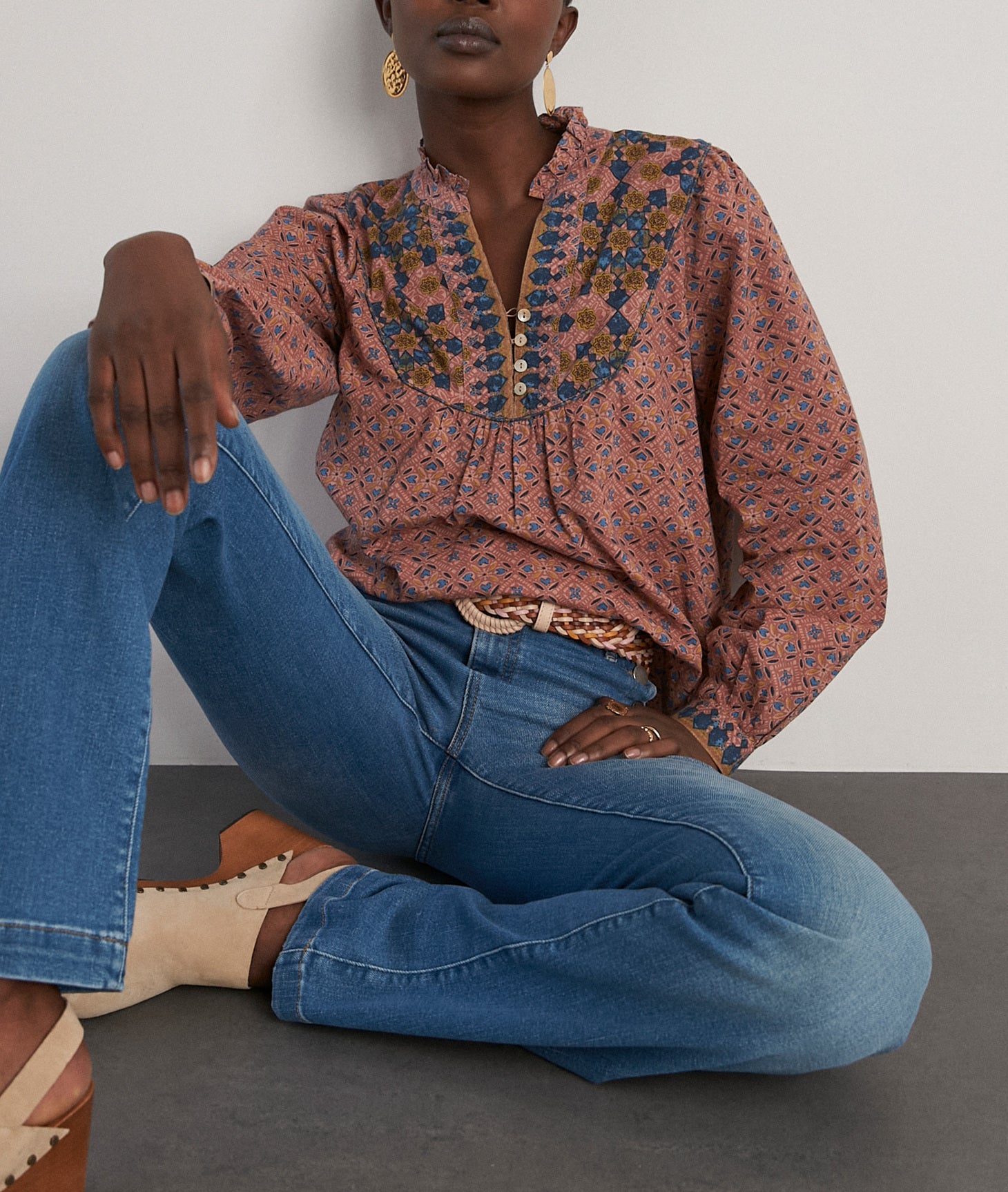 Blouse Tedy Faume - seconde main