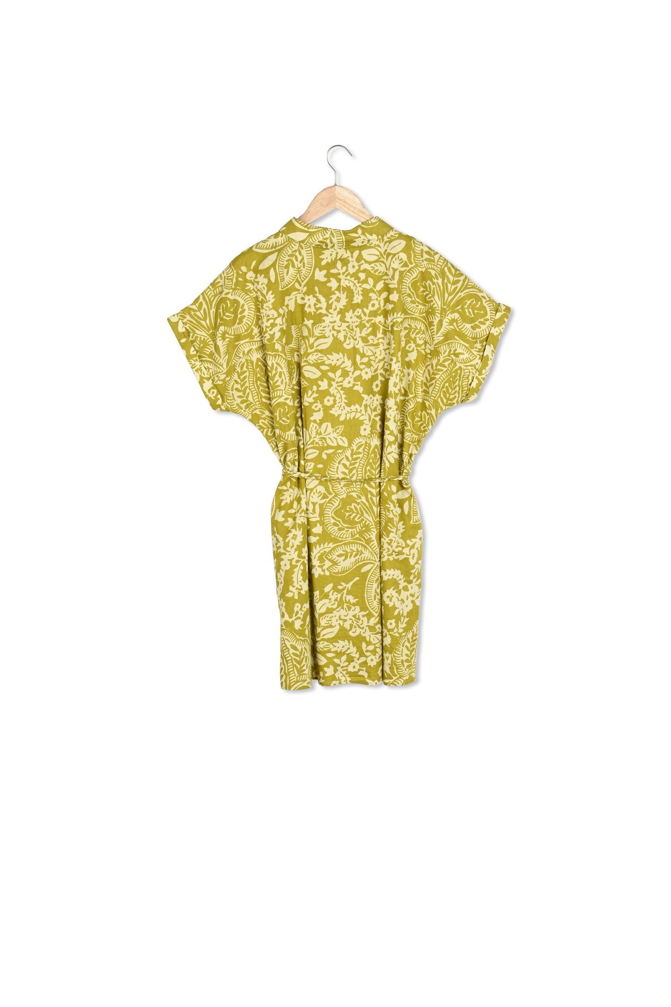 Robe chemise LOUISIANA en lin Faume - seconde main