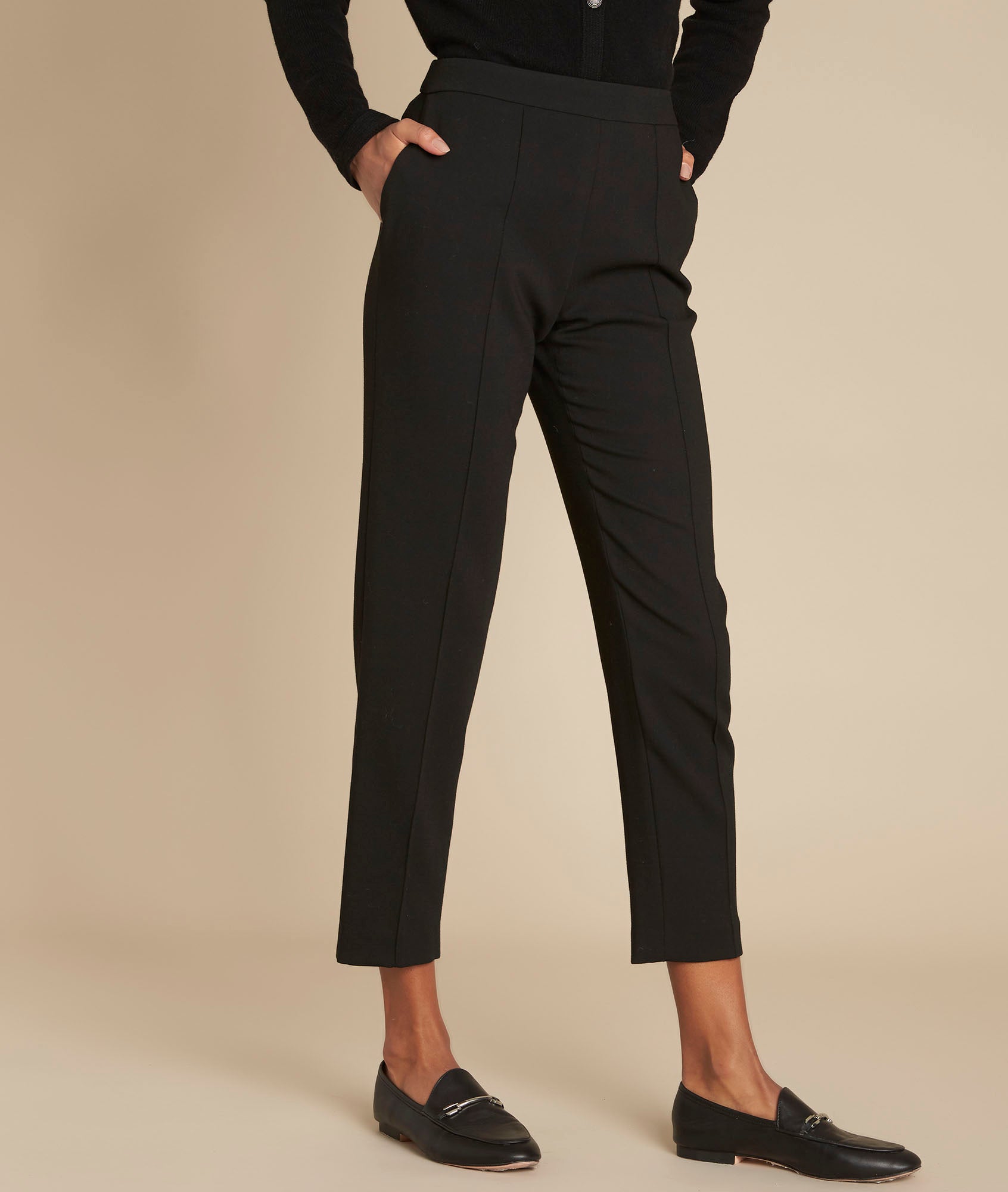 Pantalon cigarette compact Mario Faume - seconde main