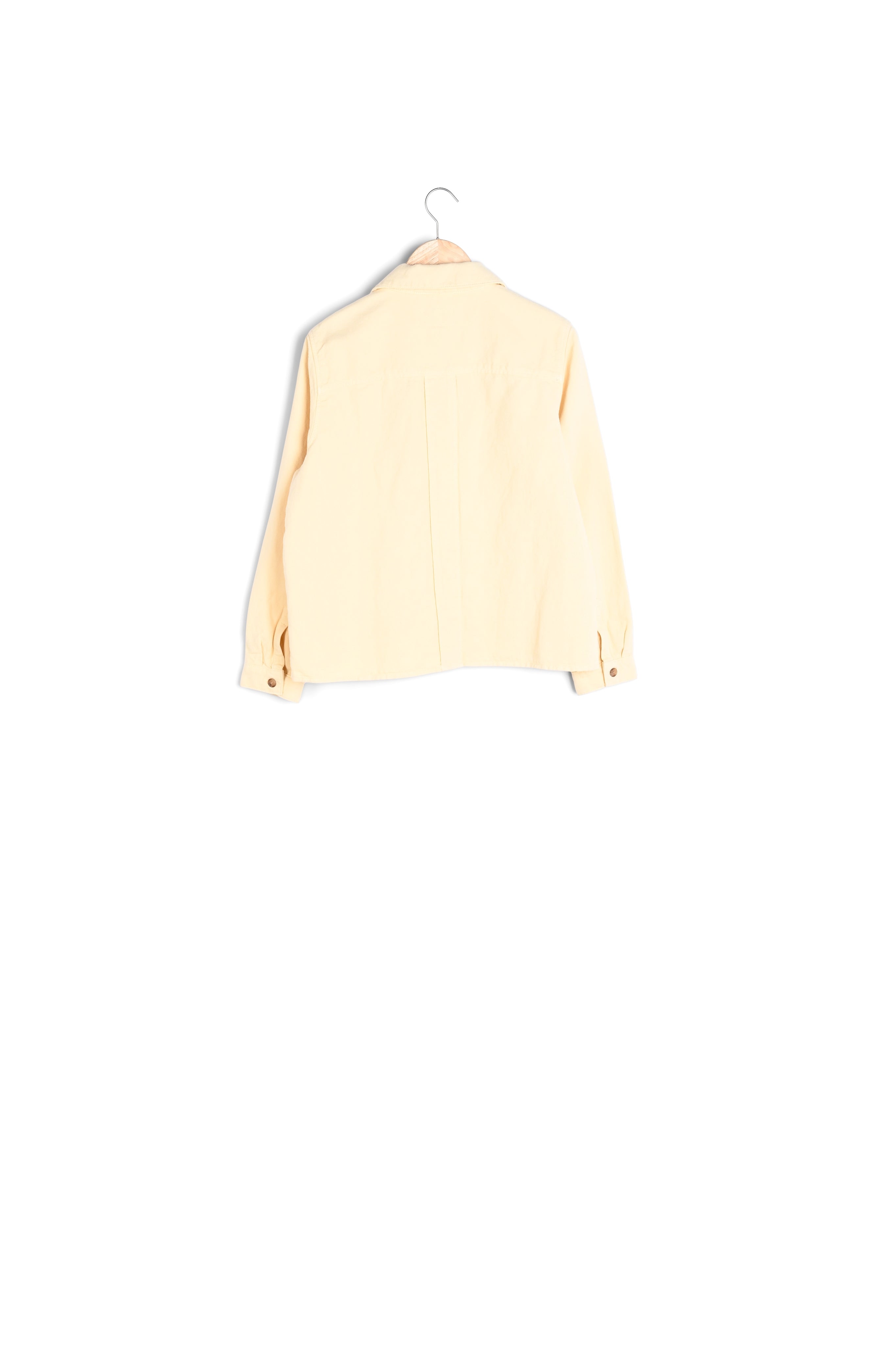 Veste en coton et lin paille Romea Faume - seconde main