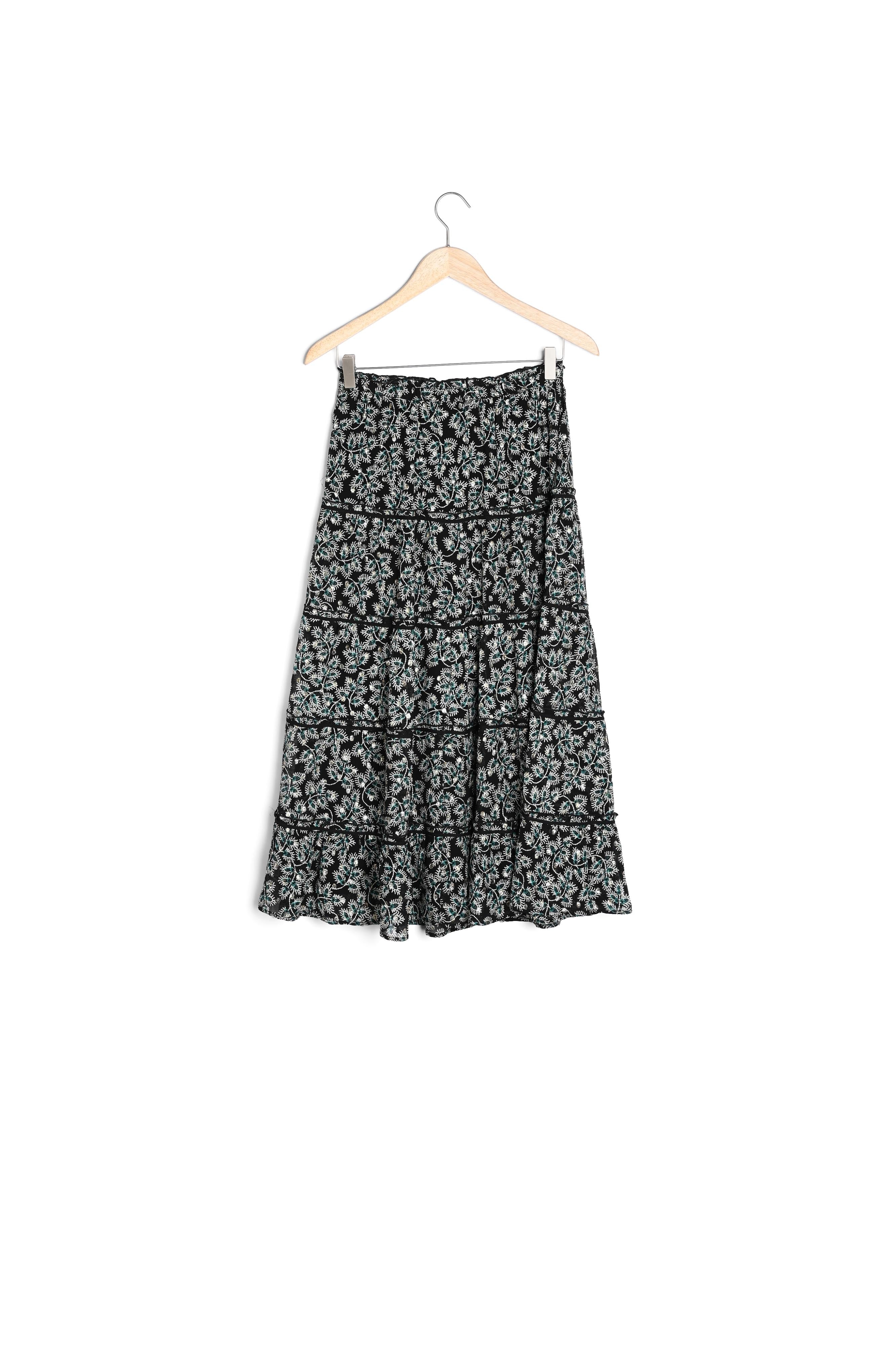 Jupe longue imprimée Edita Faume - seconde main