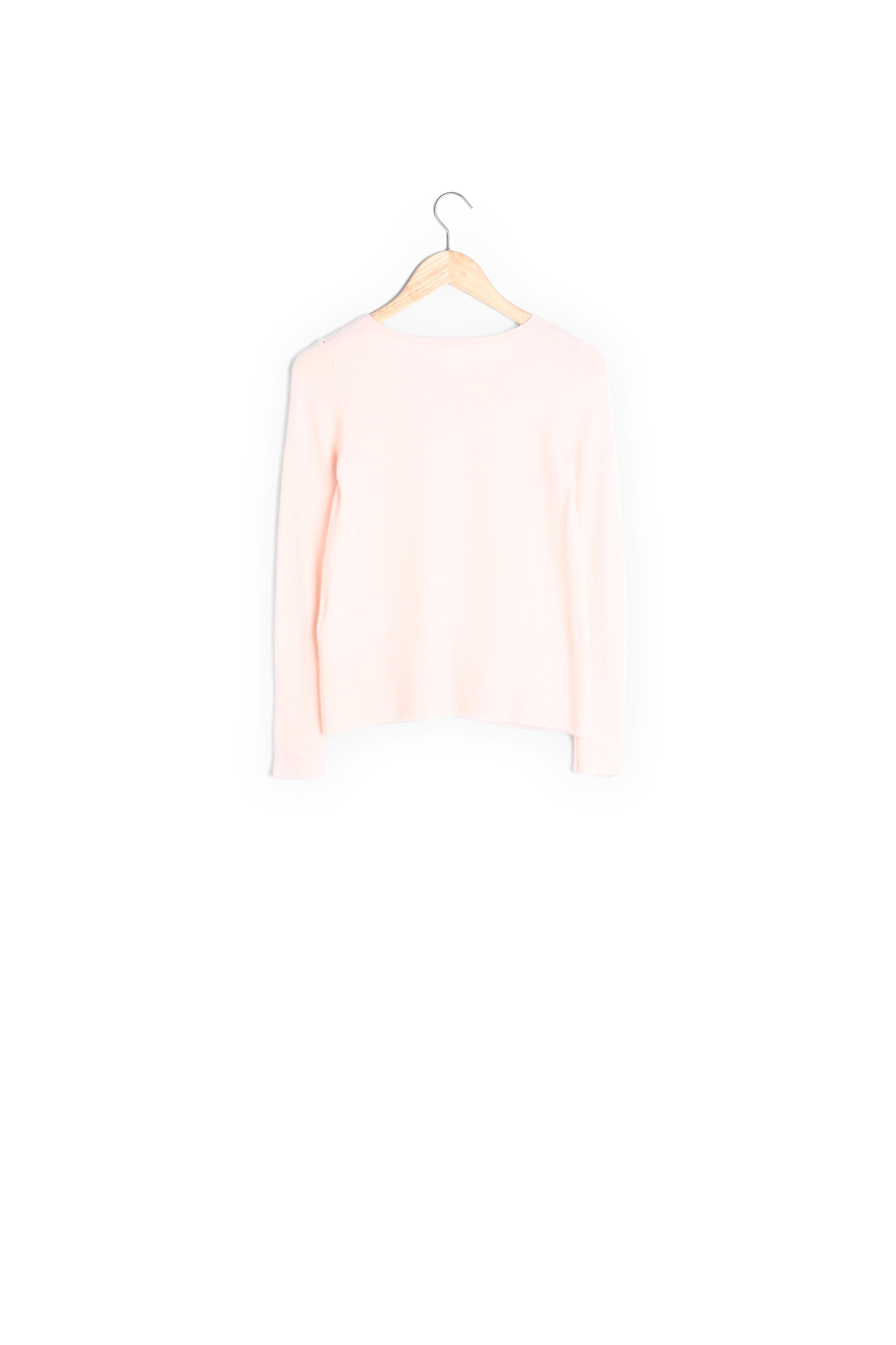 Pull rose poudre en cachemire Fog Faume - seconde main