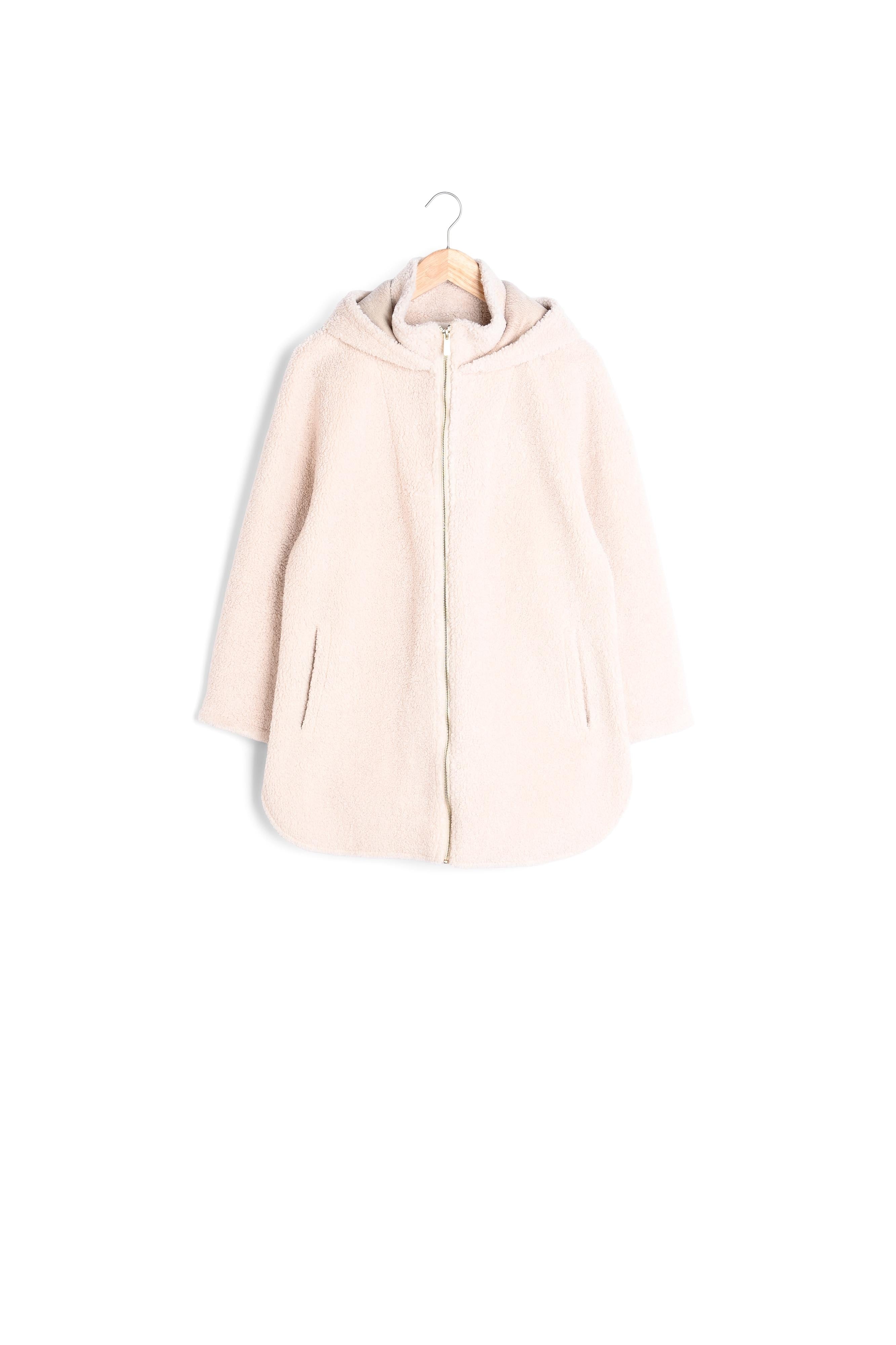 Manteau écru en effet mouton retourné Lola Faume - seconde main