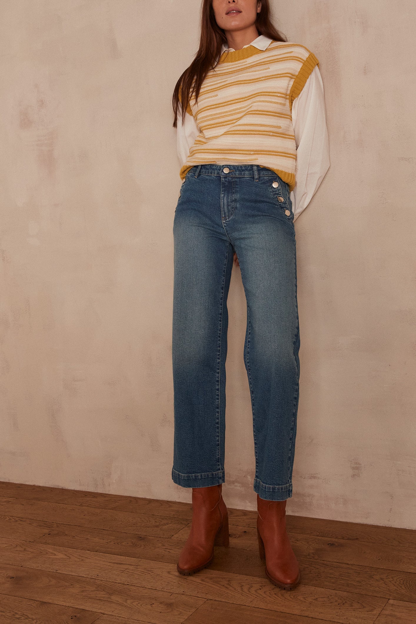 Jean large MOSS Faume - seconde main