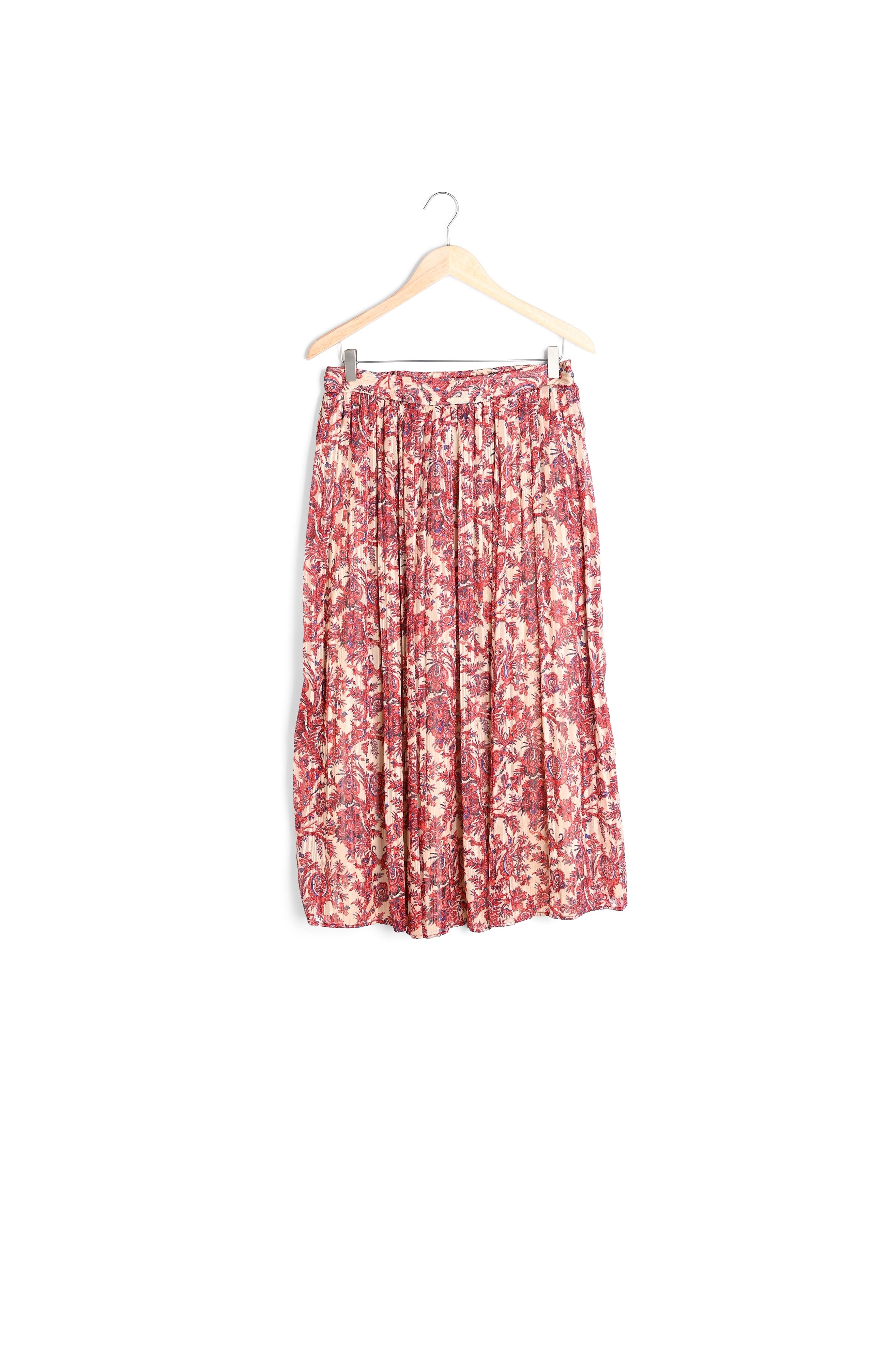 Jupe longue imprimée Evana Faume - seconde main