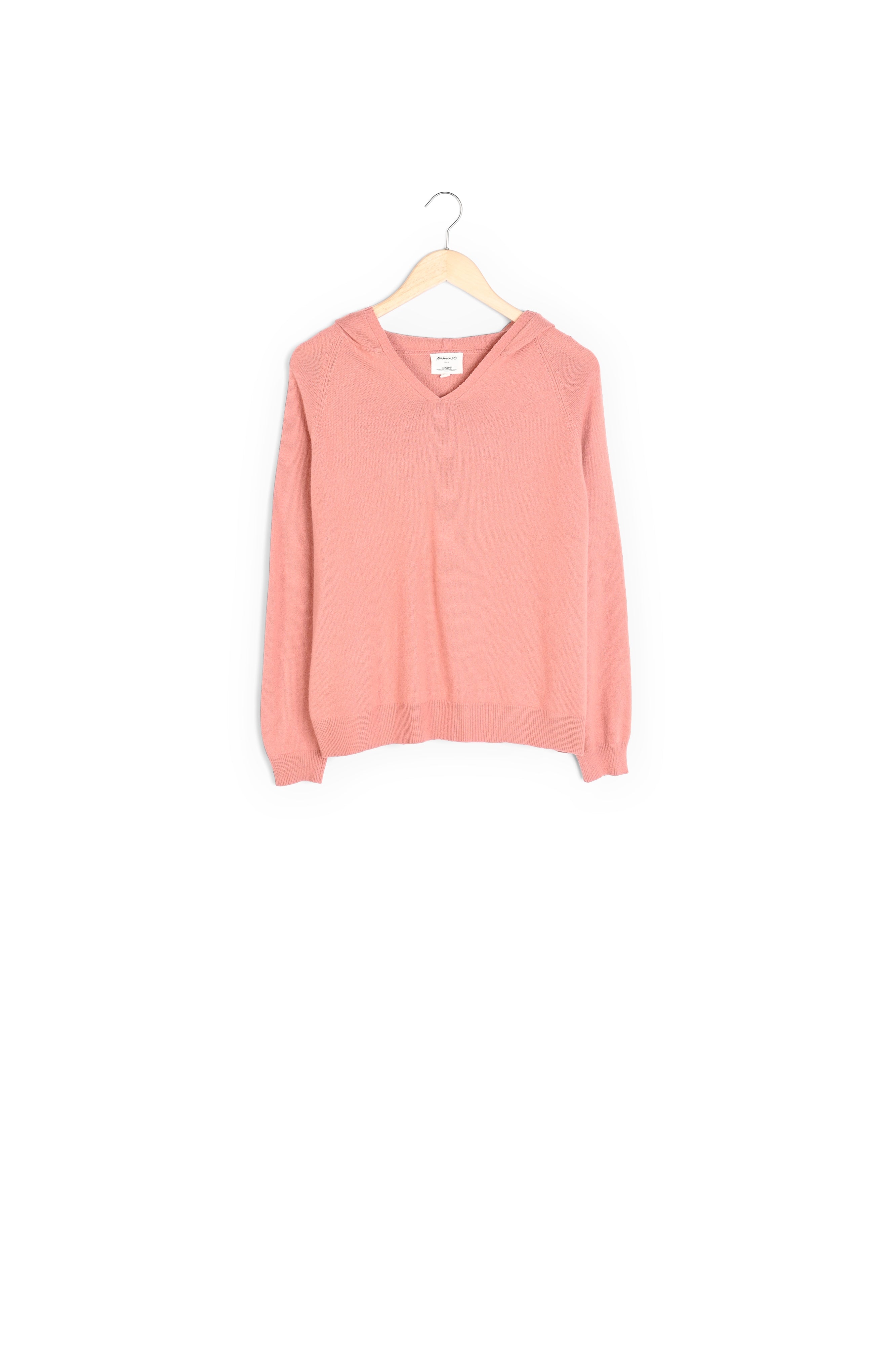 Pull en maille à capuche blush Thom Faume - seconde main