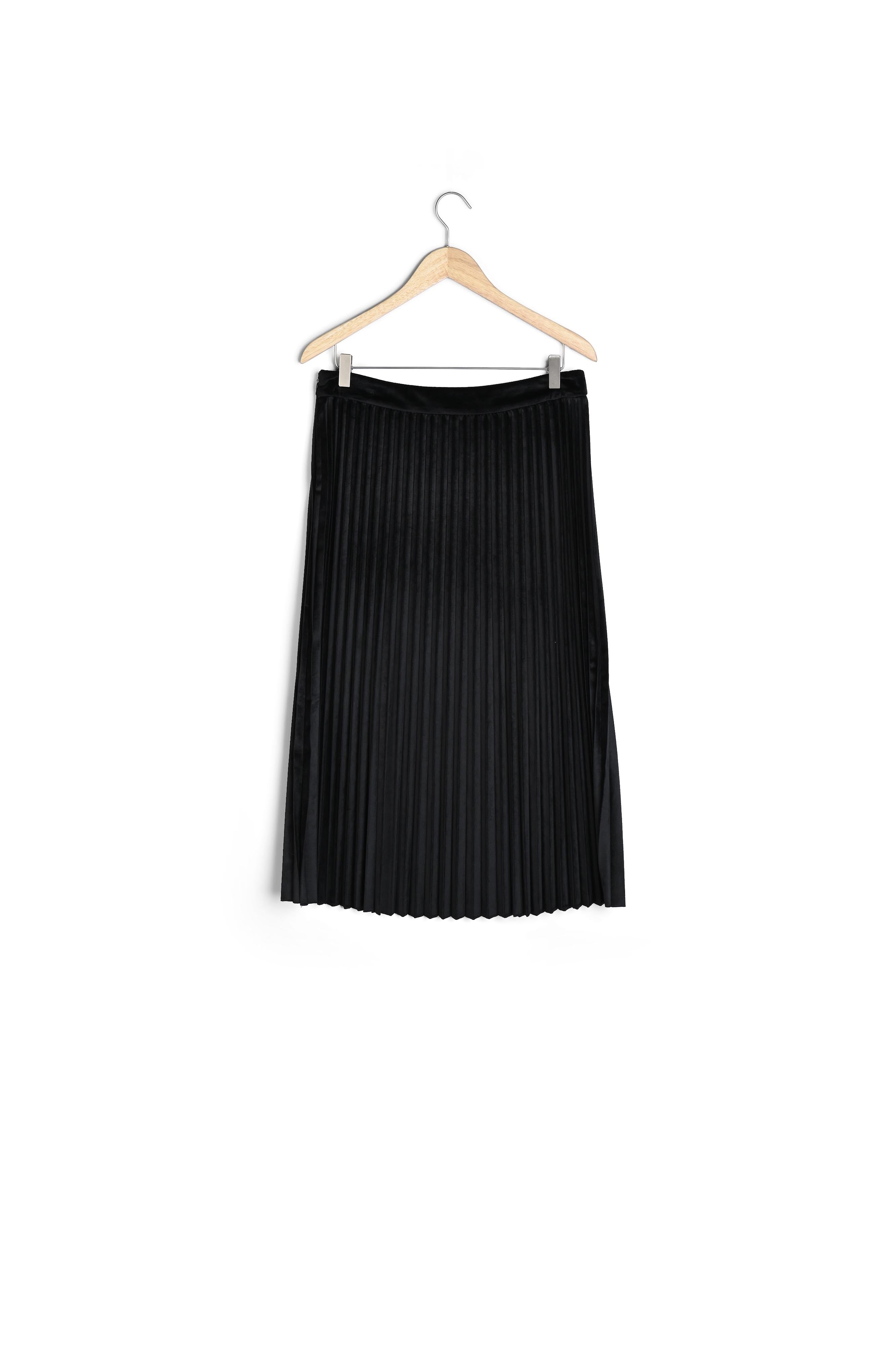 Jupe plissée en velours Galina Faume - seconde main