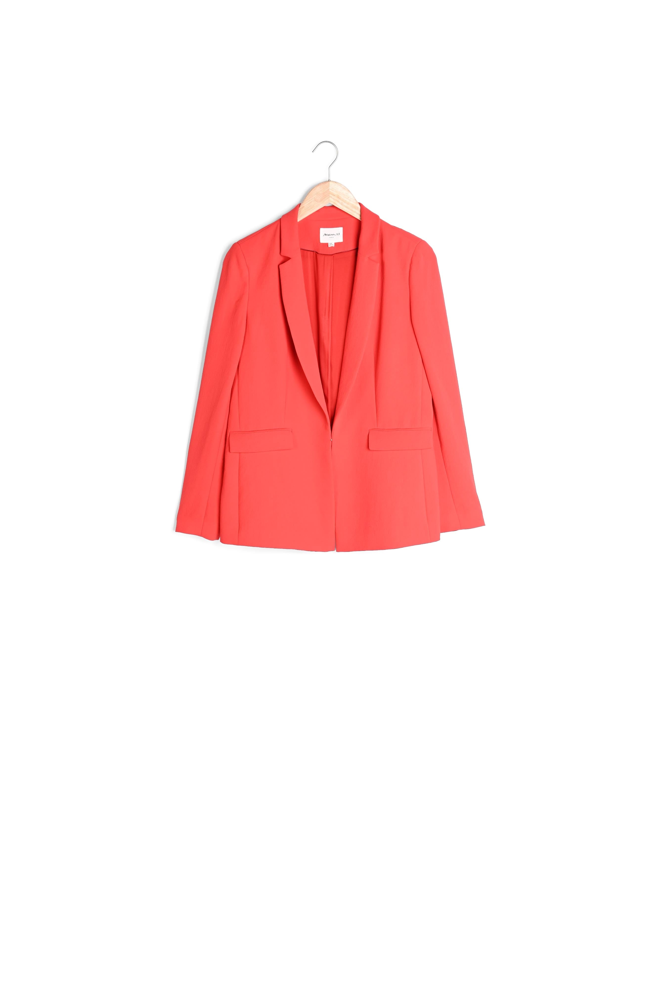 Veste en crêpe rouge Lisa Faume - seconde main