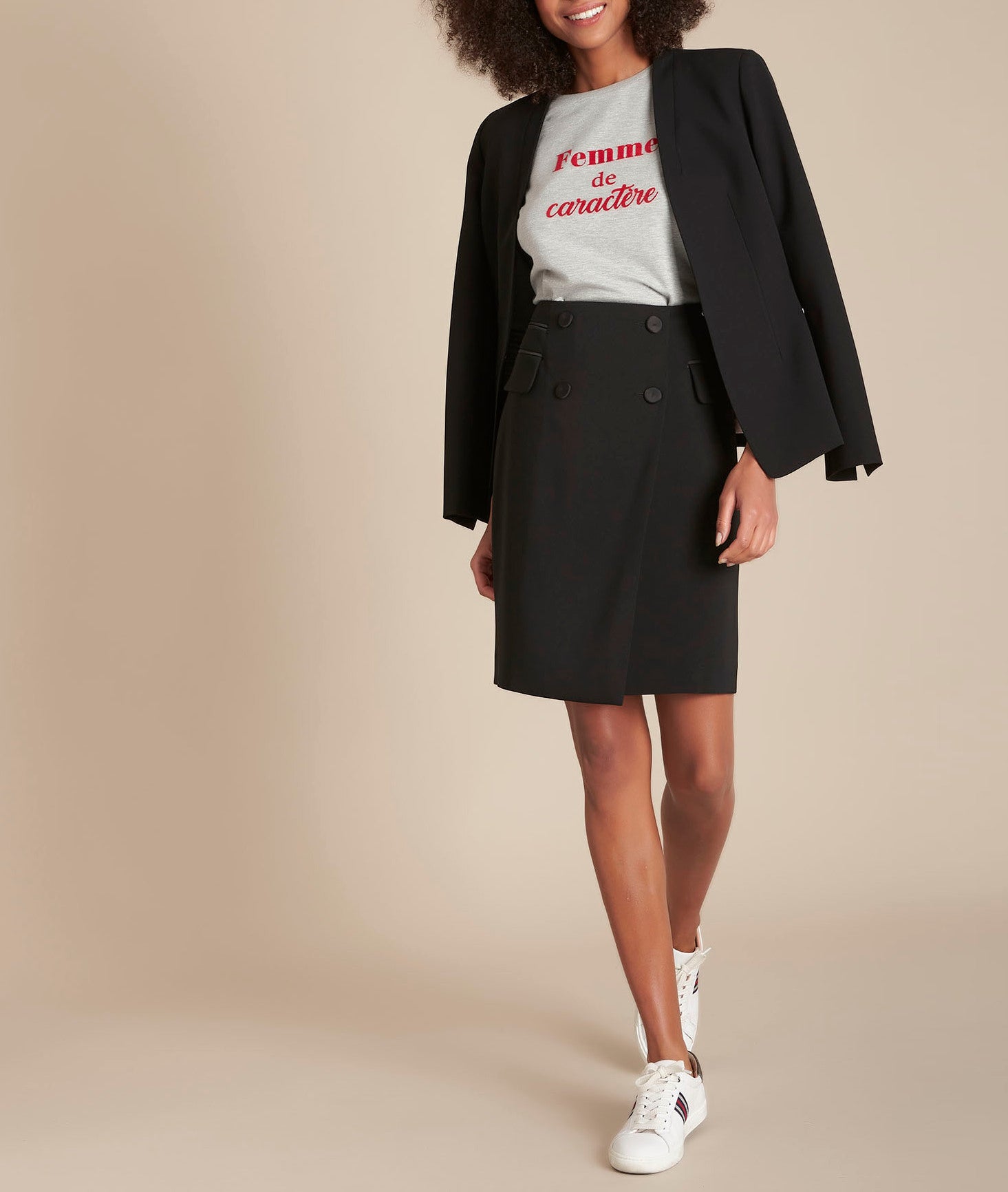 Sweat à message Chippie Faume - seconde main