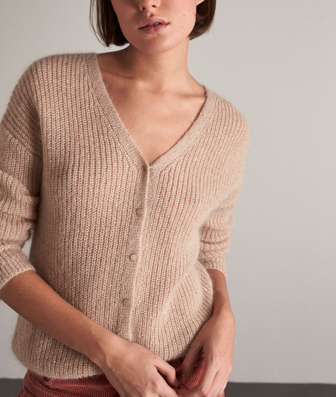 Cardigan en laine Maddy Faume - seconde main