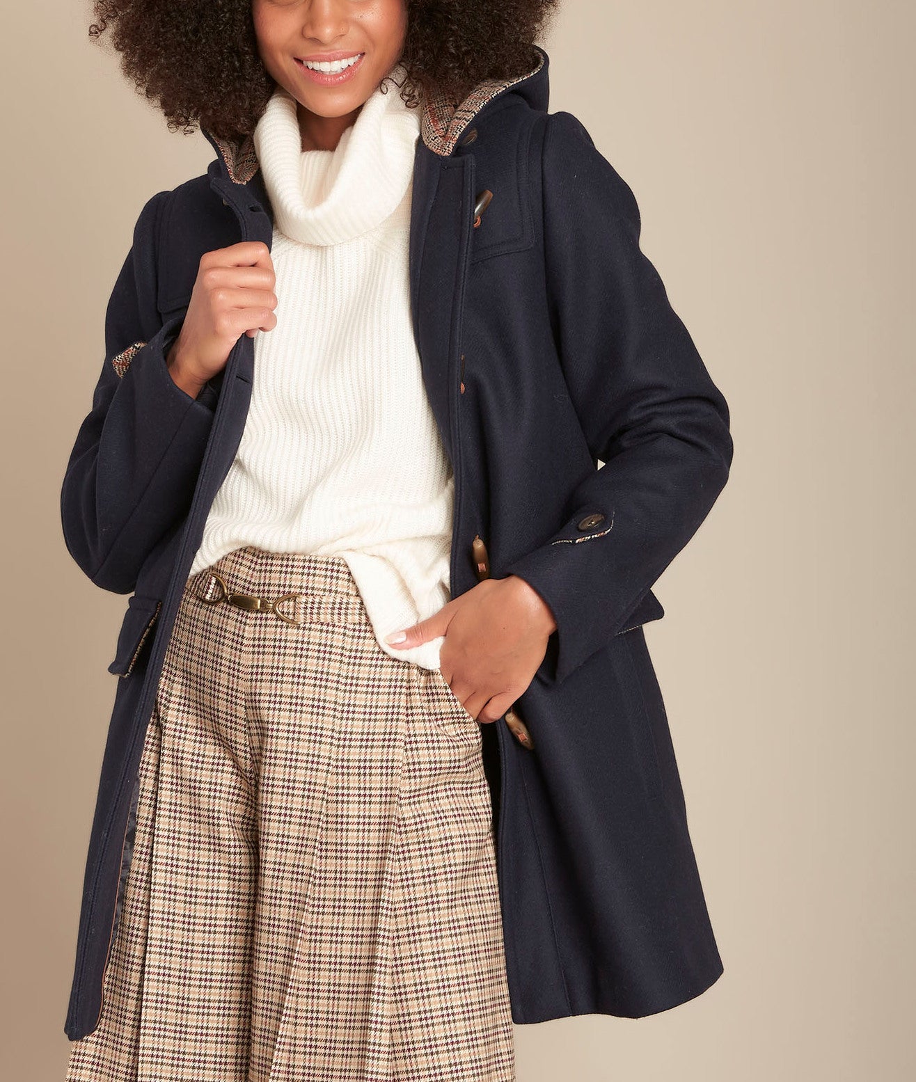 Pull col roulé laine et cachemire Fragile Faume - seconde main