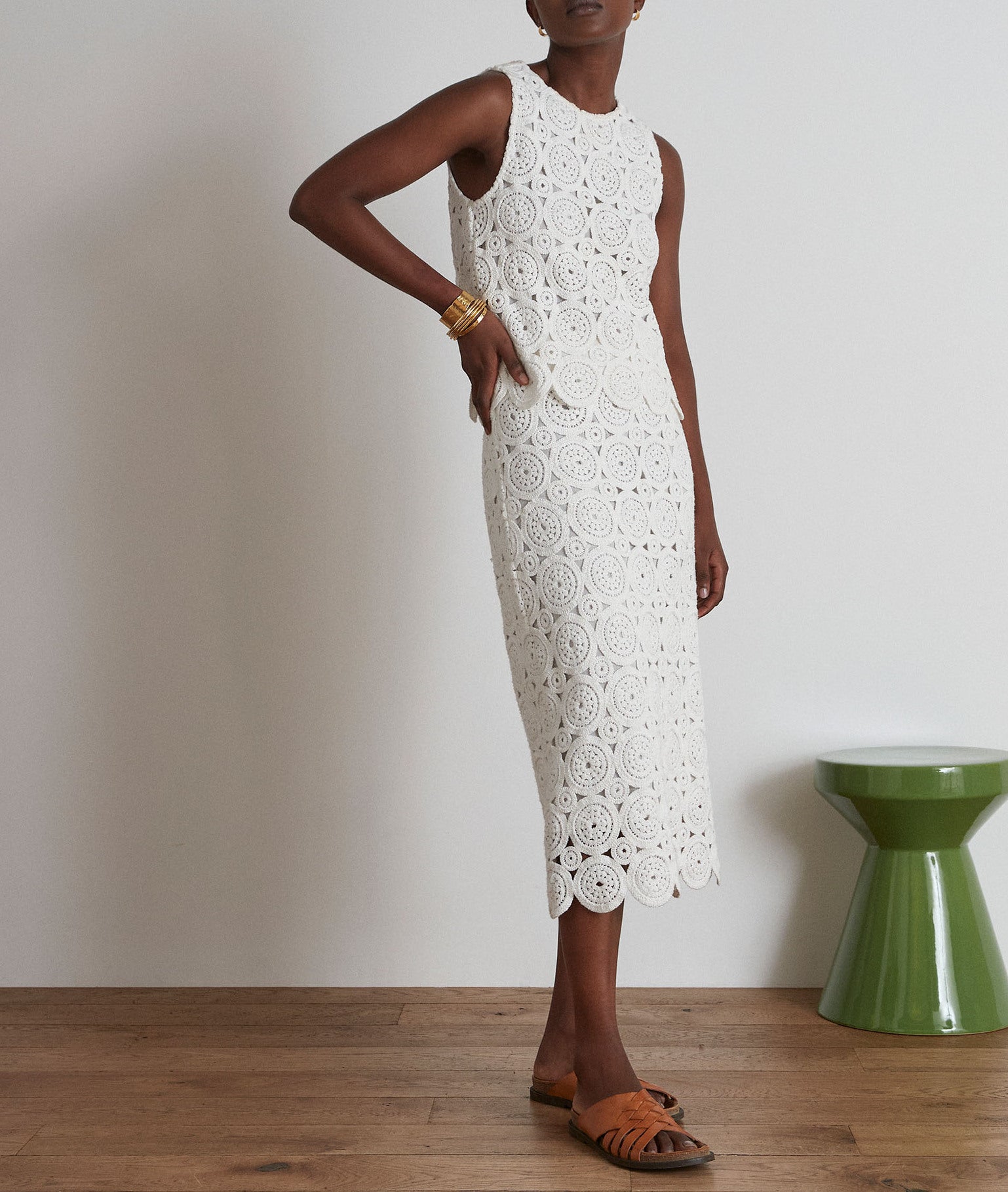 Jupe en crochet Dalia Faume - seconde main