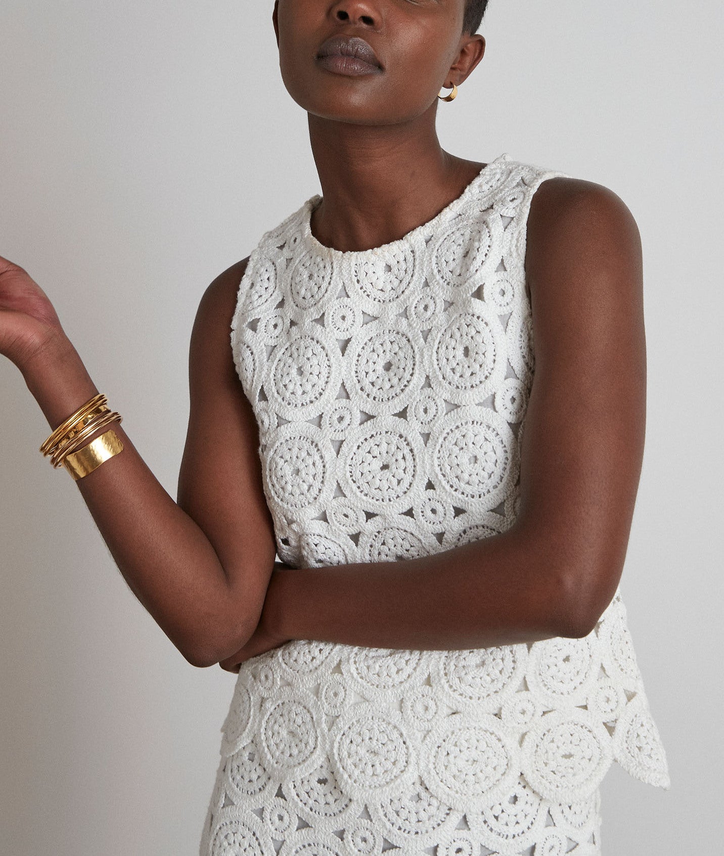 Top en crochet Lily Faume - seconde main