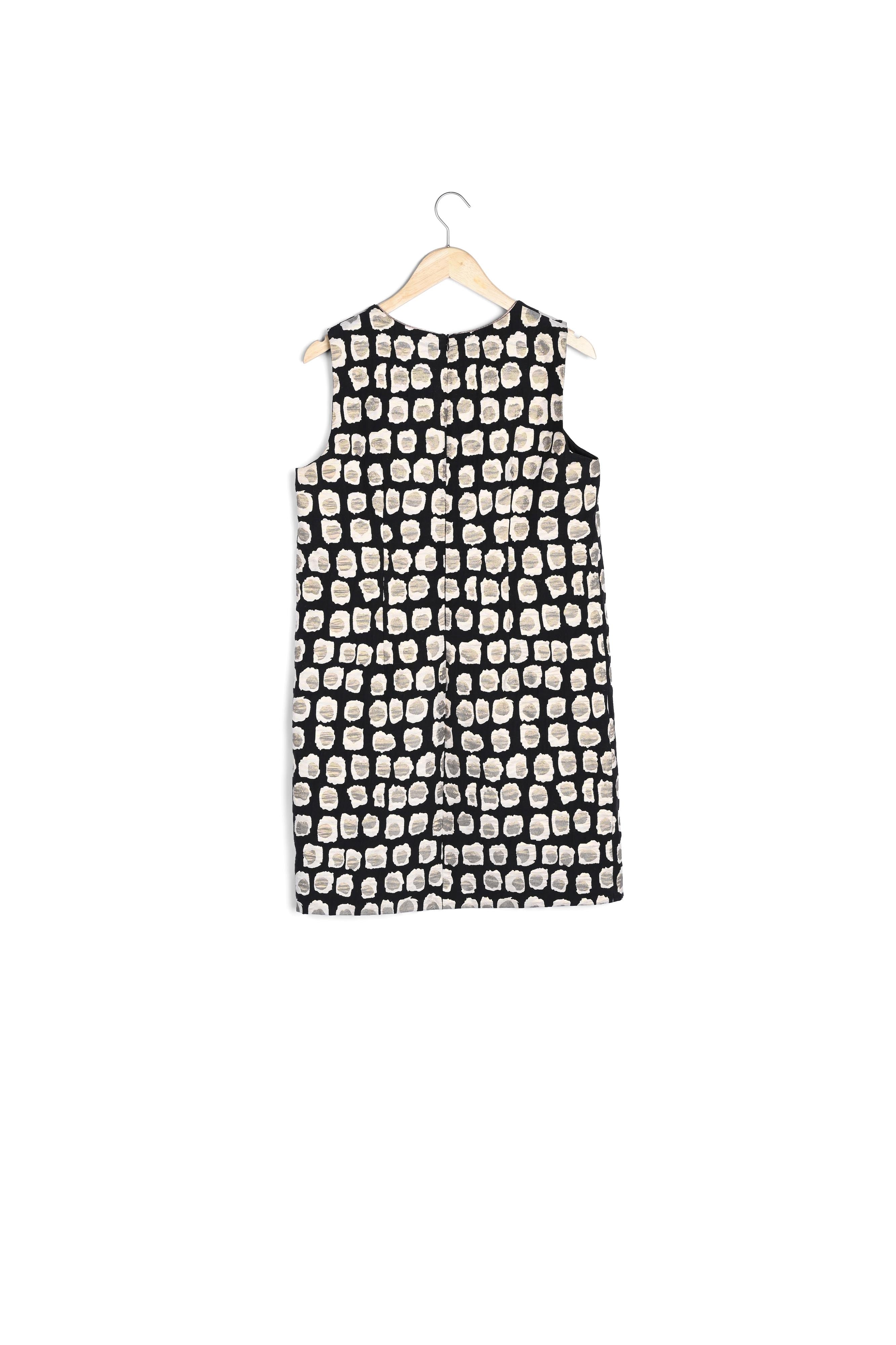 Robe en jacquard imprimé Rosa Faume - seconde main