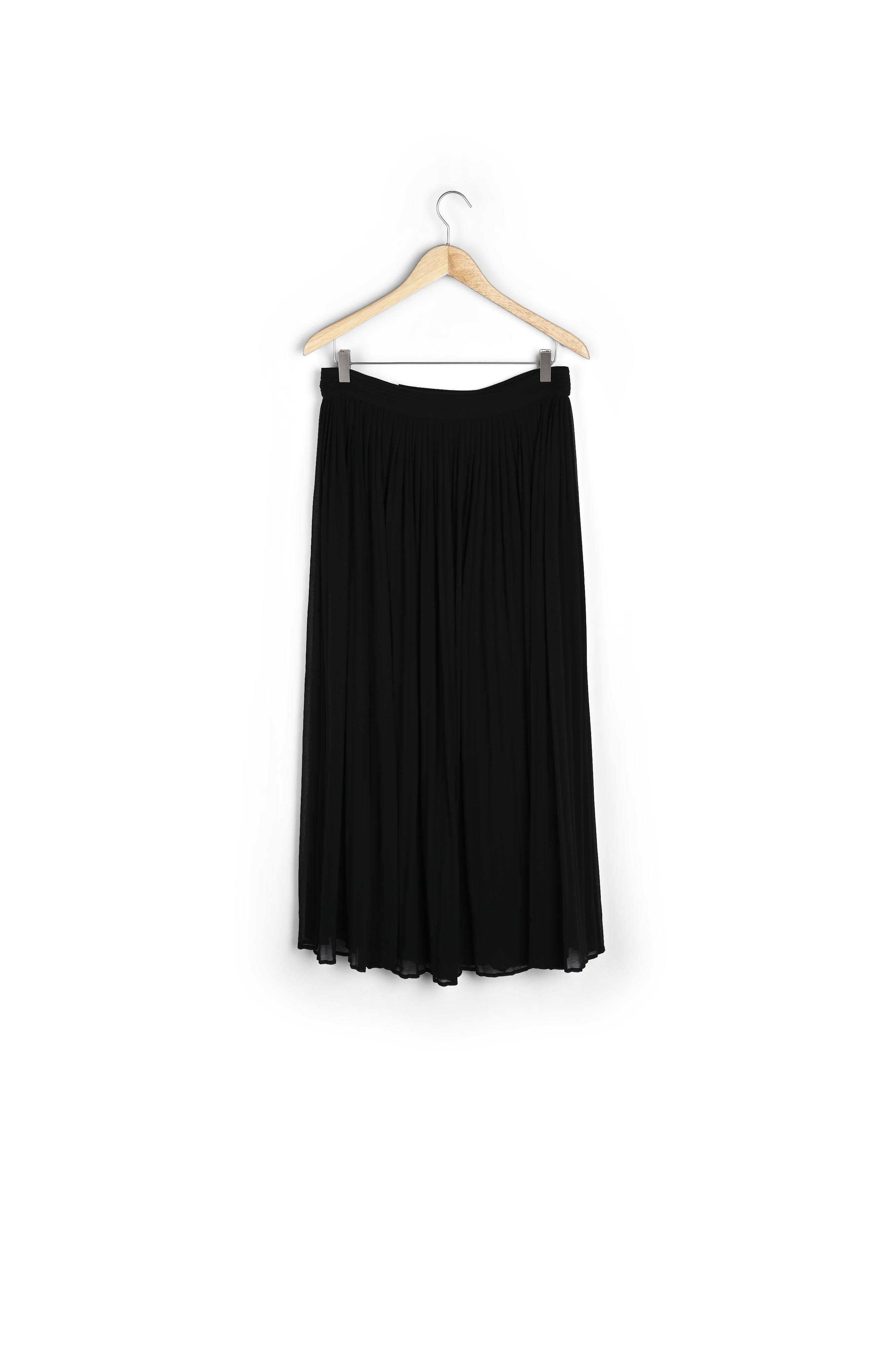 Jupe plissée noire Eva Faume - seconde main