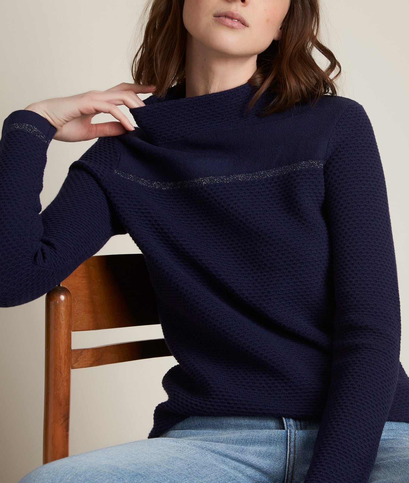 Pull ottoman Dolce Faume - seconde main