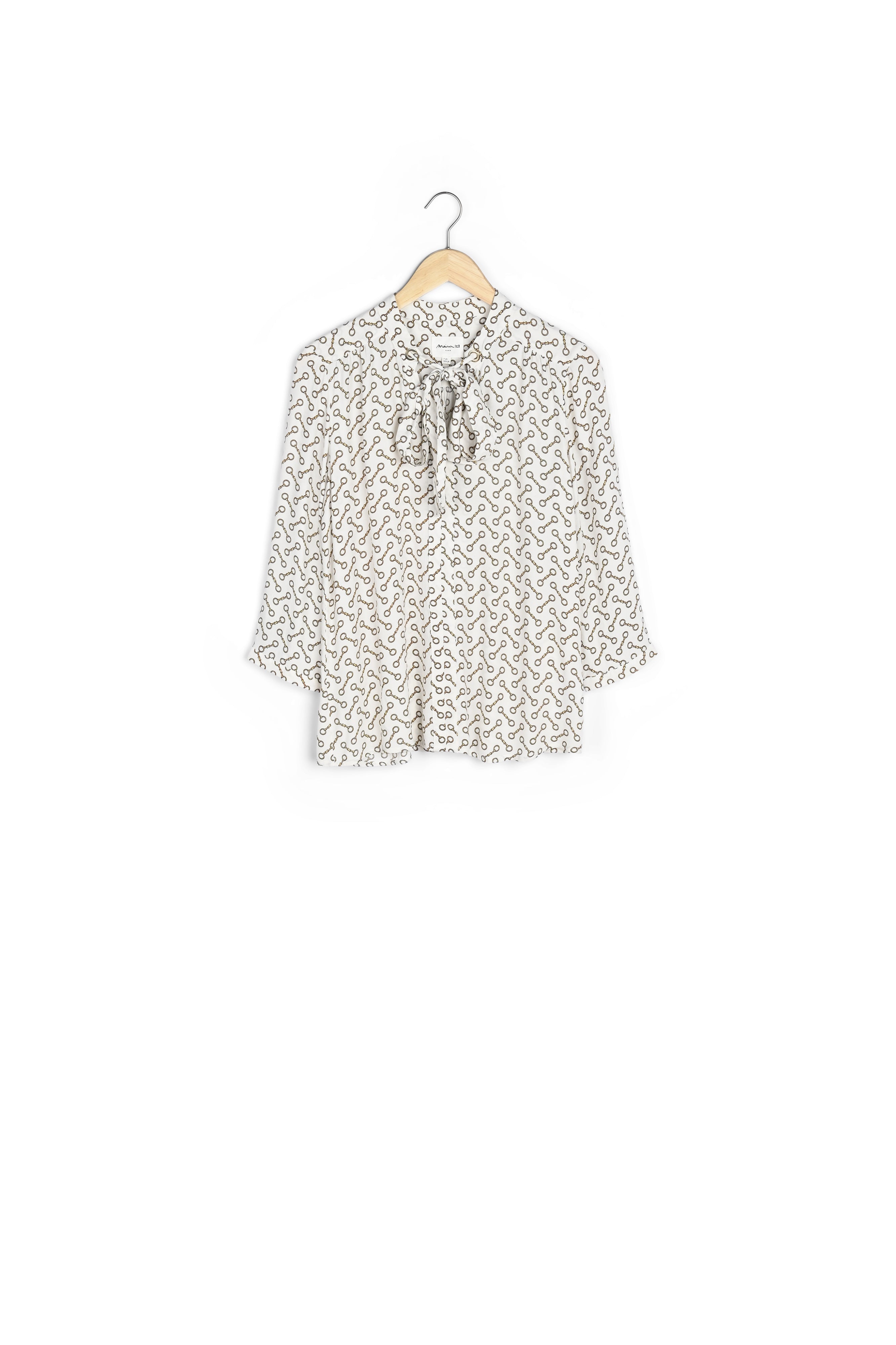 Blouse lavallière imprimé mors Monastir Faume - seconde main