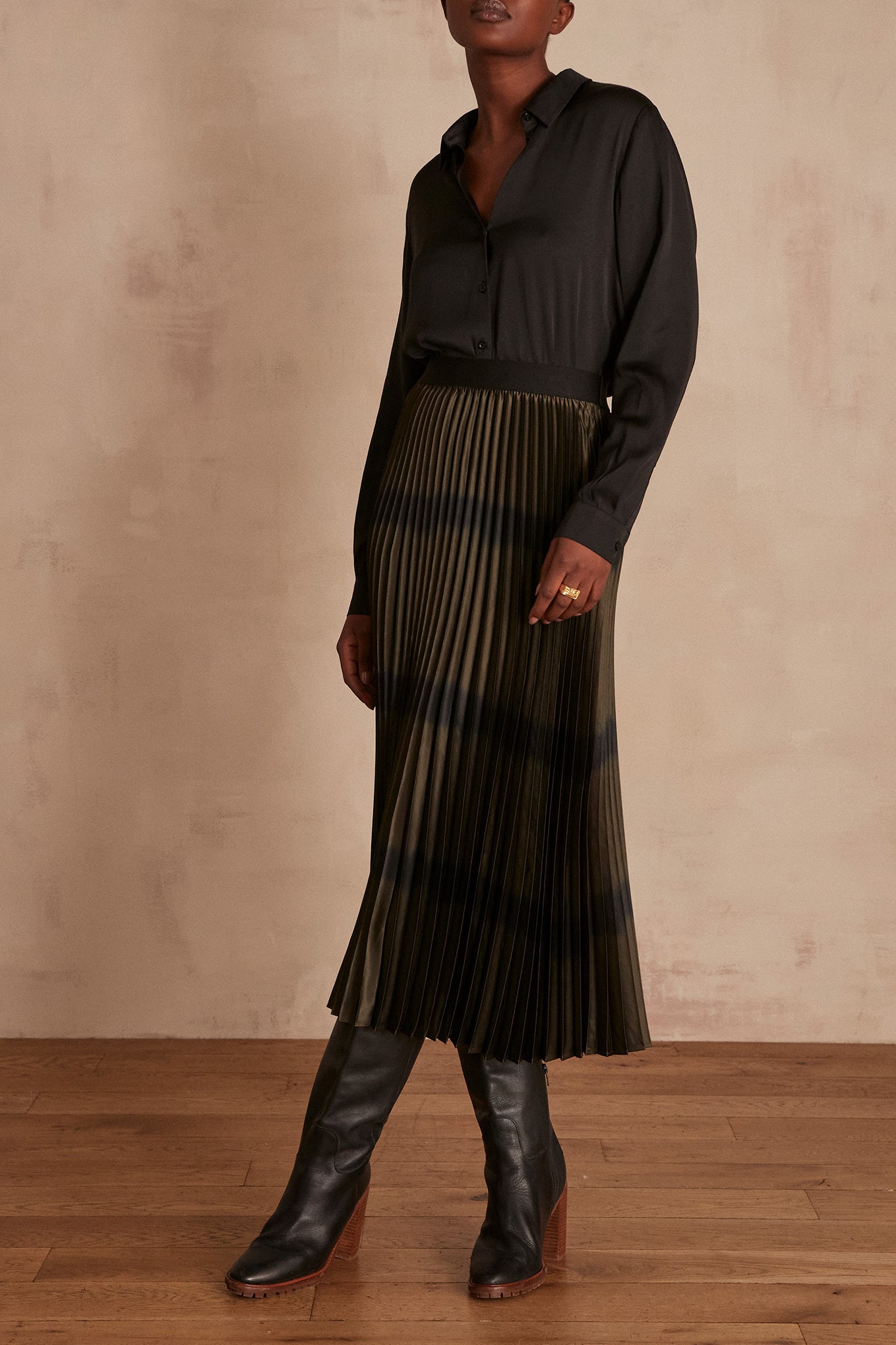 Jupe plissée Barbara Faume - seconde main