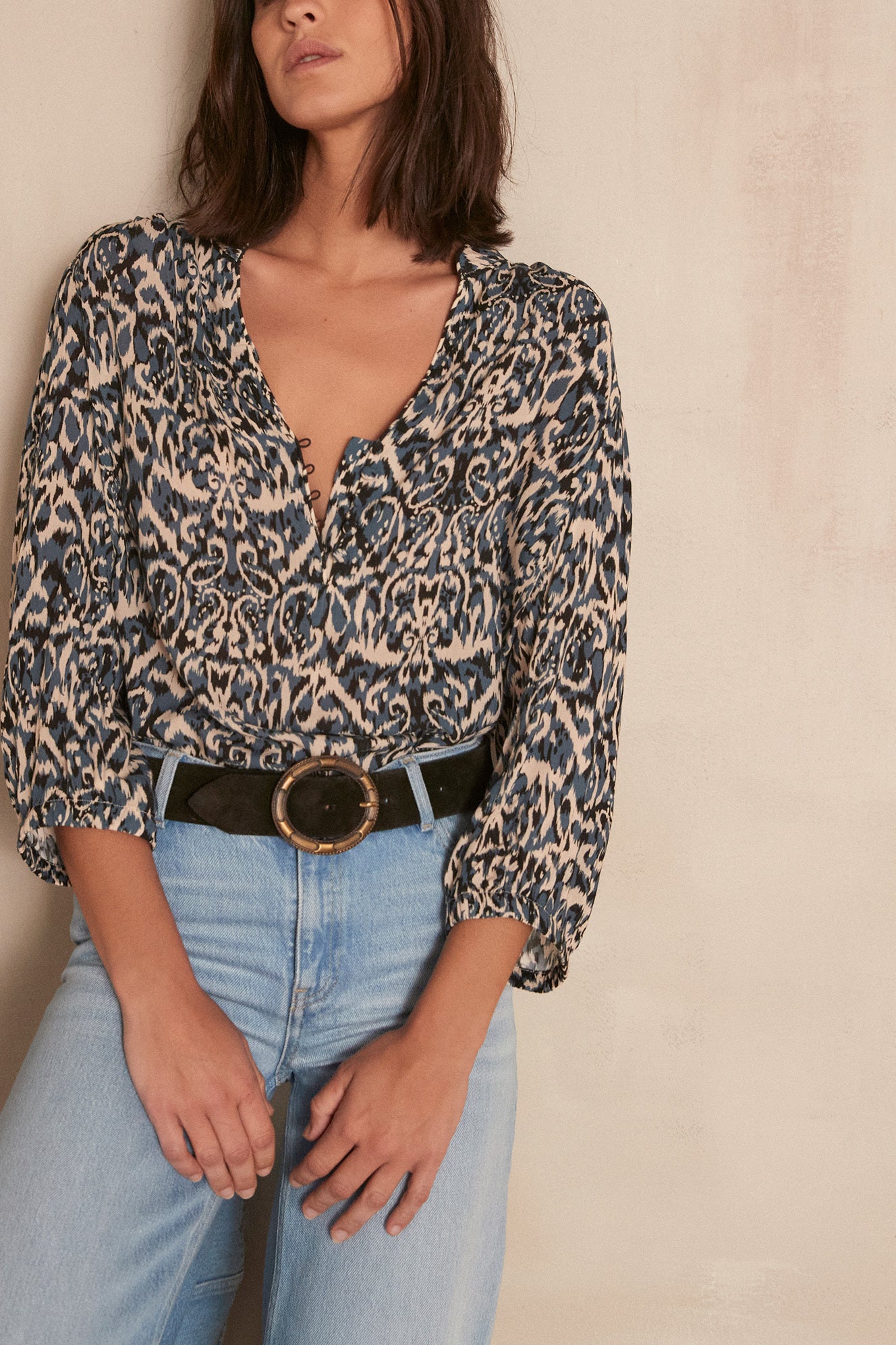 Blouse Mina Faume - seconde main