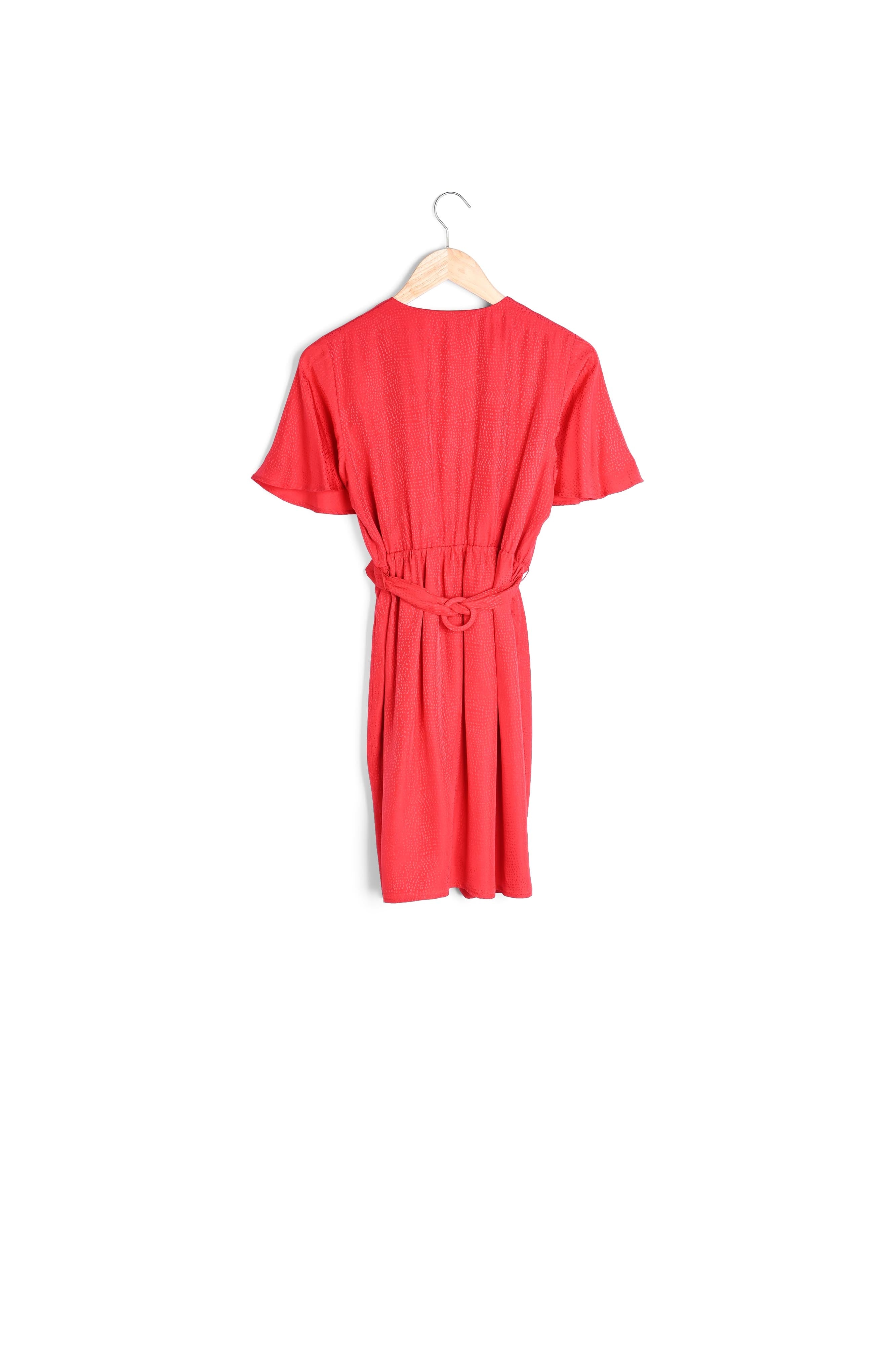 Robe en soie jacquard Carly Faume - seconde main